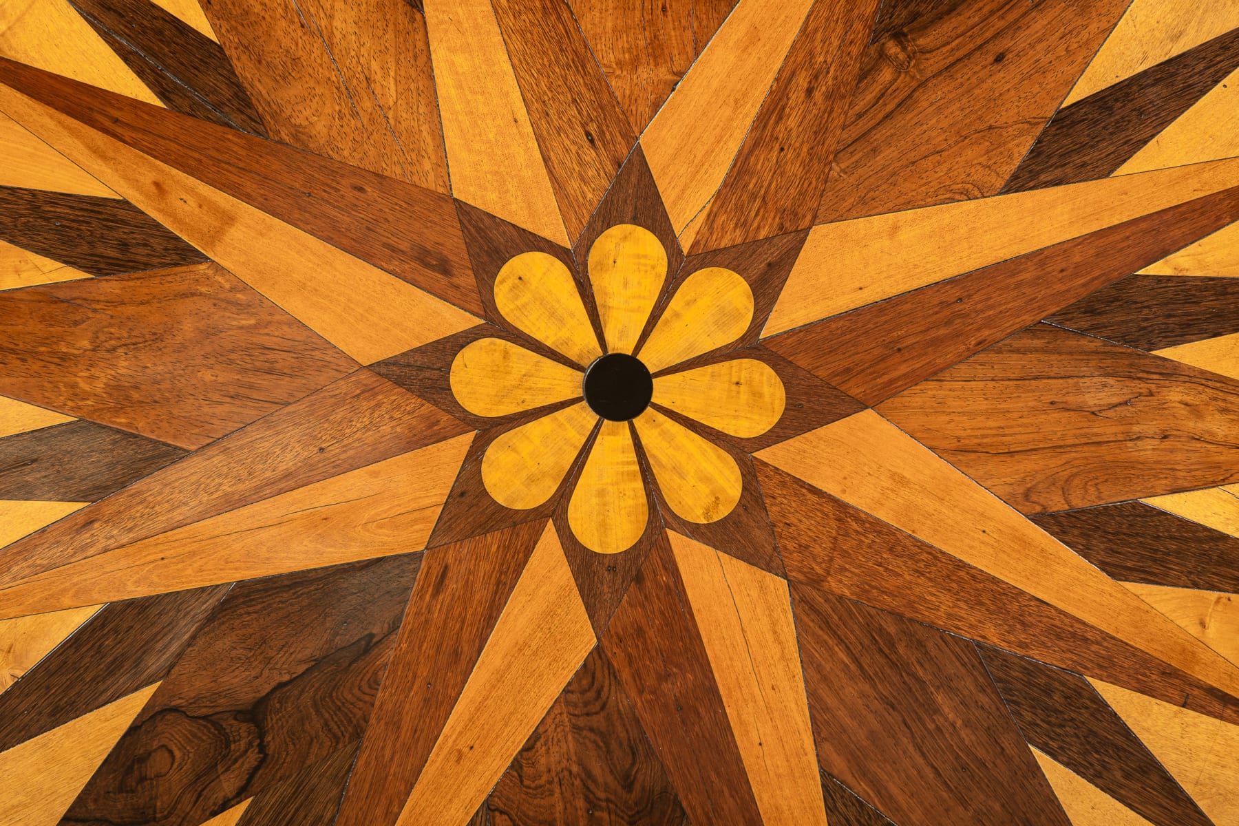 19th Century French Specimen Wood Inlaid Centre Table