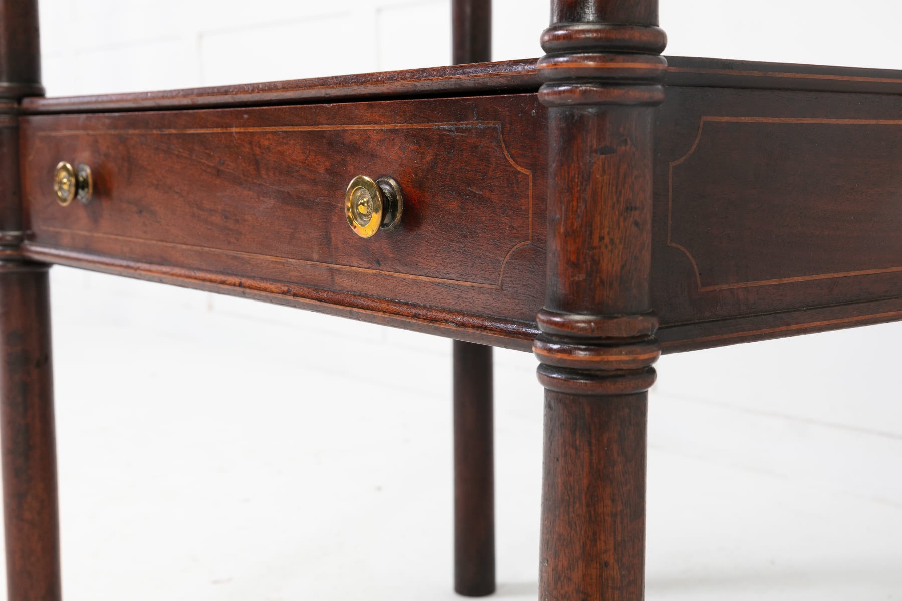 Large 19th Century Regency Mahogany Whatnot