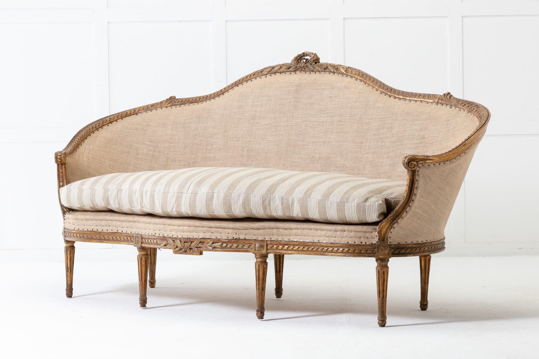 19th Century French Gilt Sofa