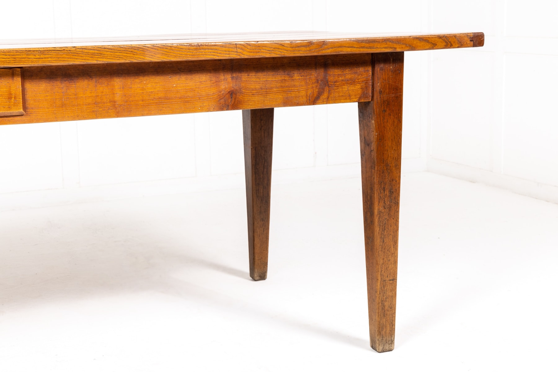 Early 19th Century French Elm Farmhouse Table