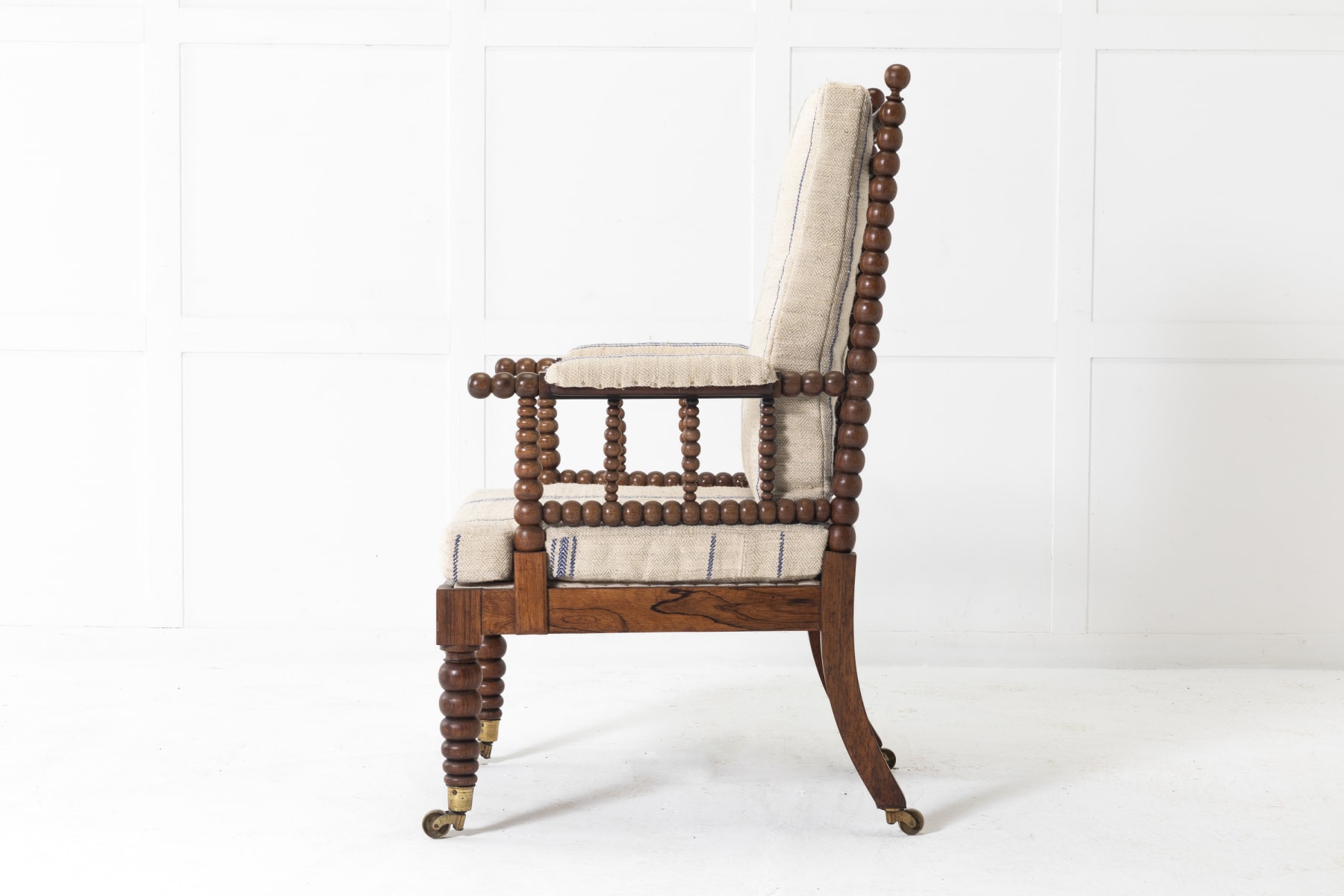19th Century English Rosewood Bobbin Chair