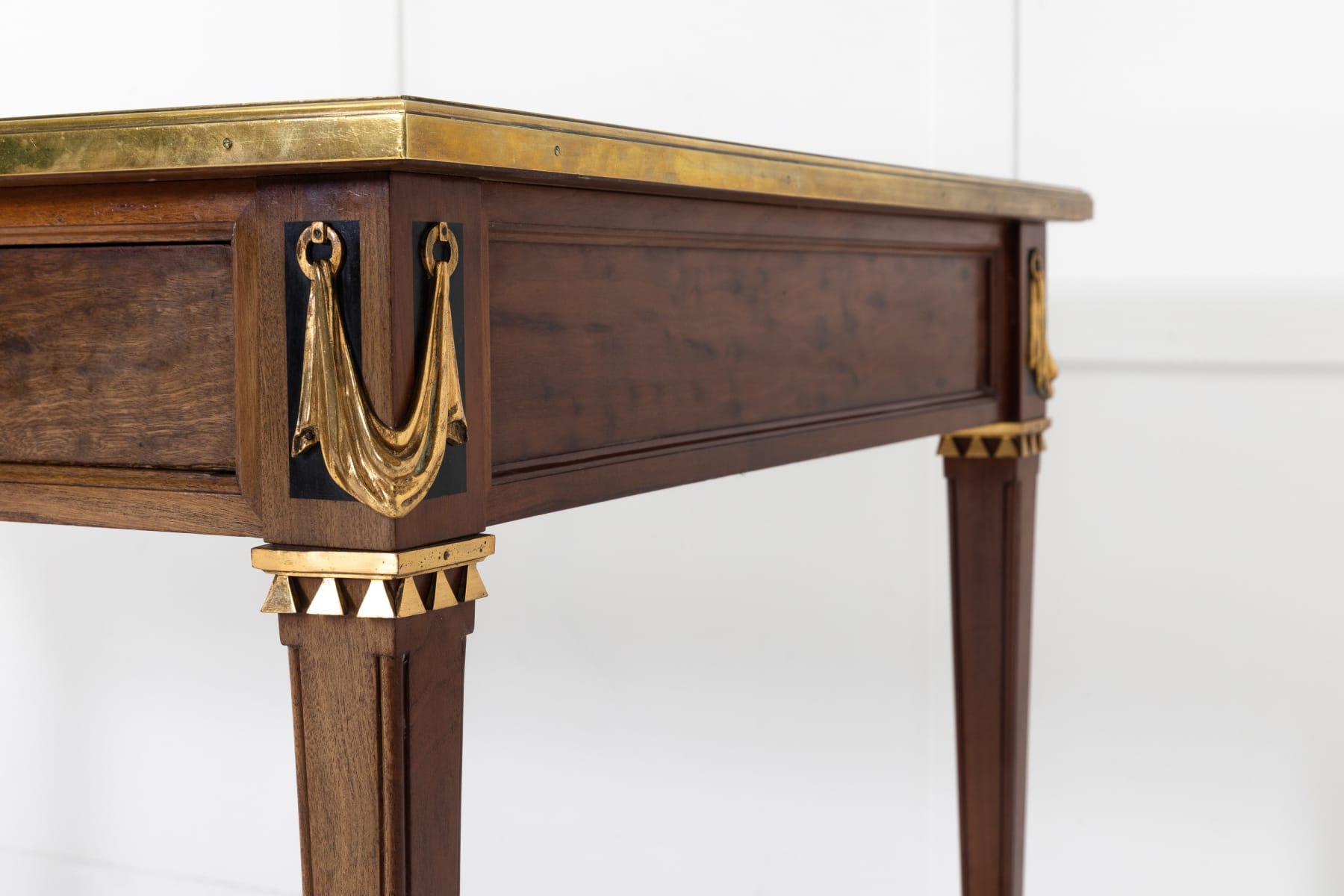 French Mahogany Bureau Plat Circa 1900