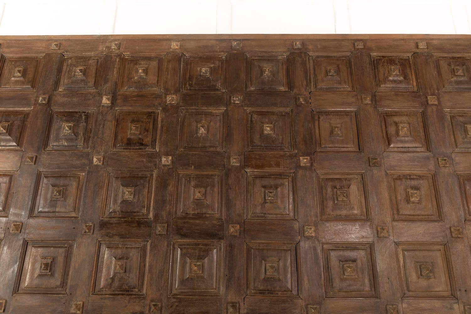 Huge 18th Century Spanish Wood Panel