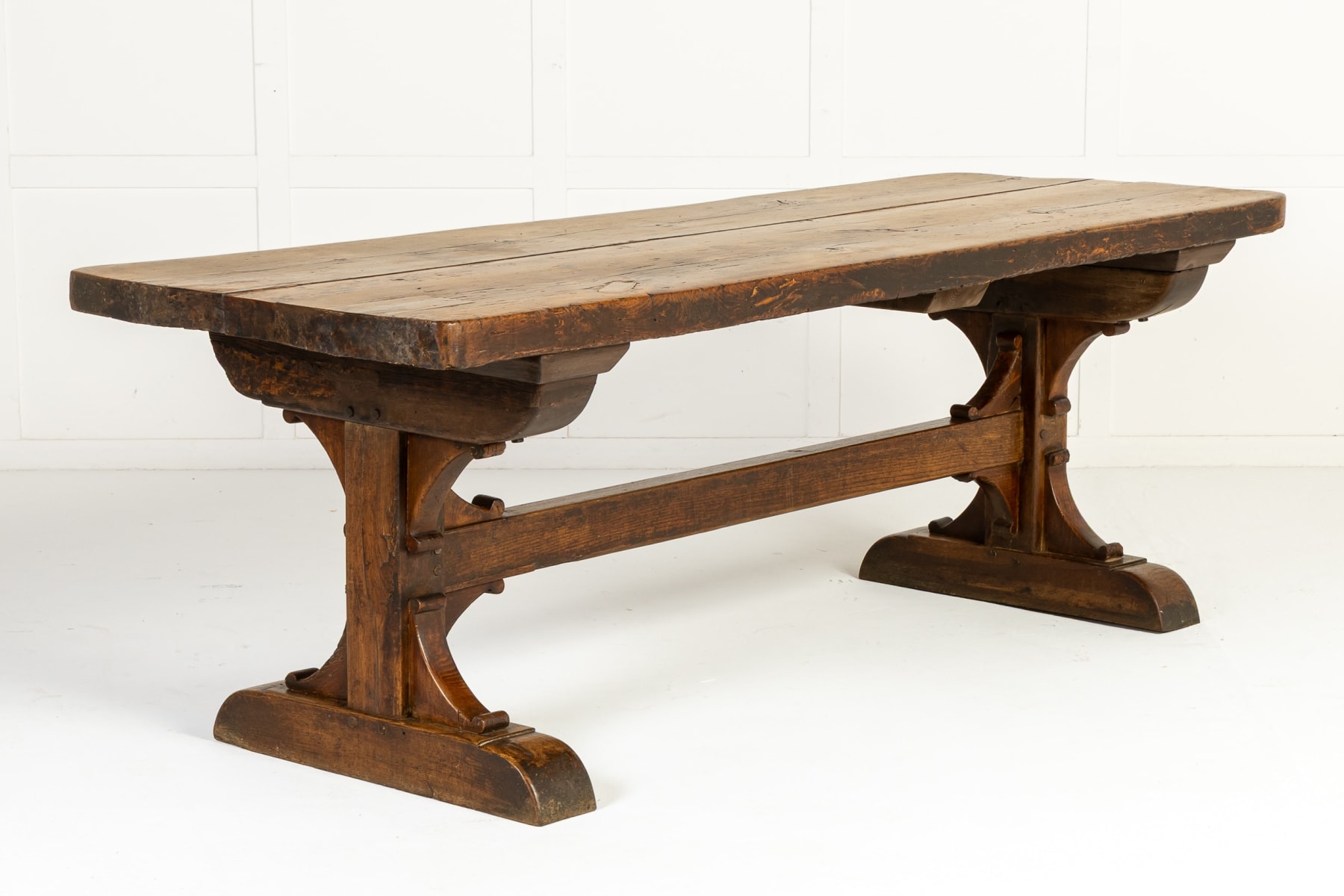 18th Century Oak and Beech Refectory Table