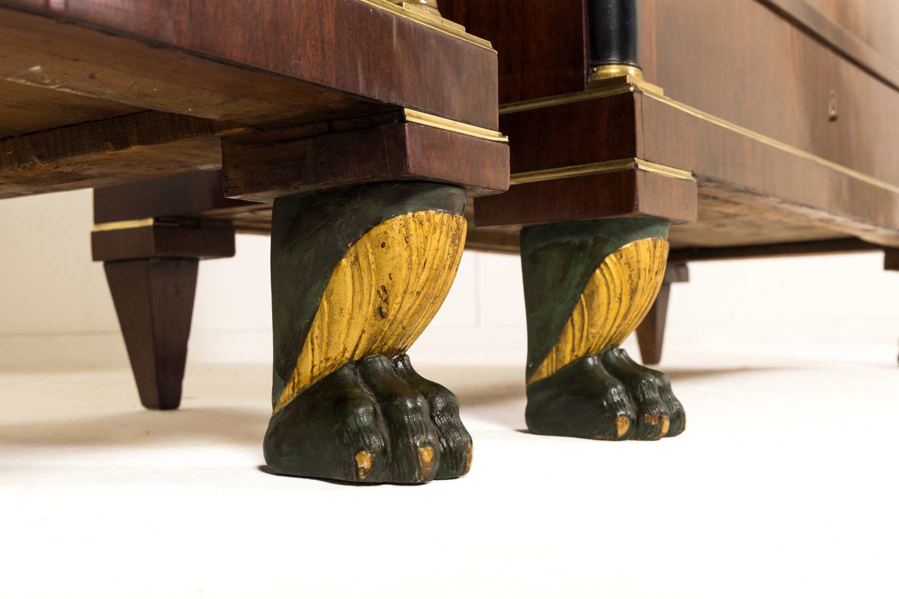 Pair of Italian Rosewood Inlaid 'Empire' Commodes C1820