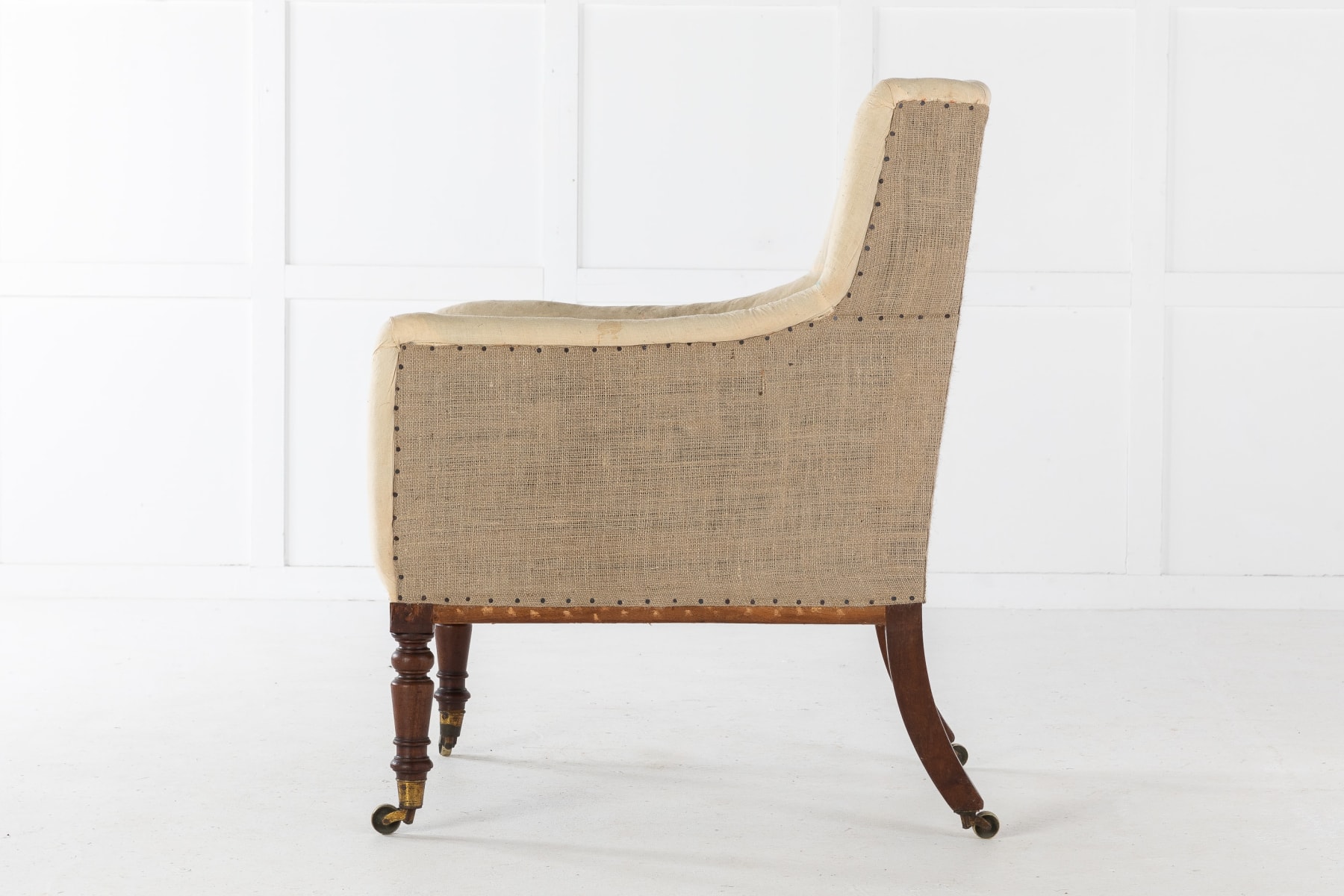 19th Century English Regency Mahogany Armchair