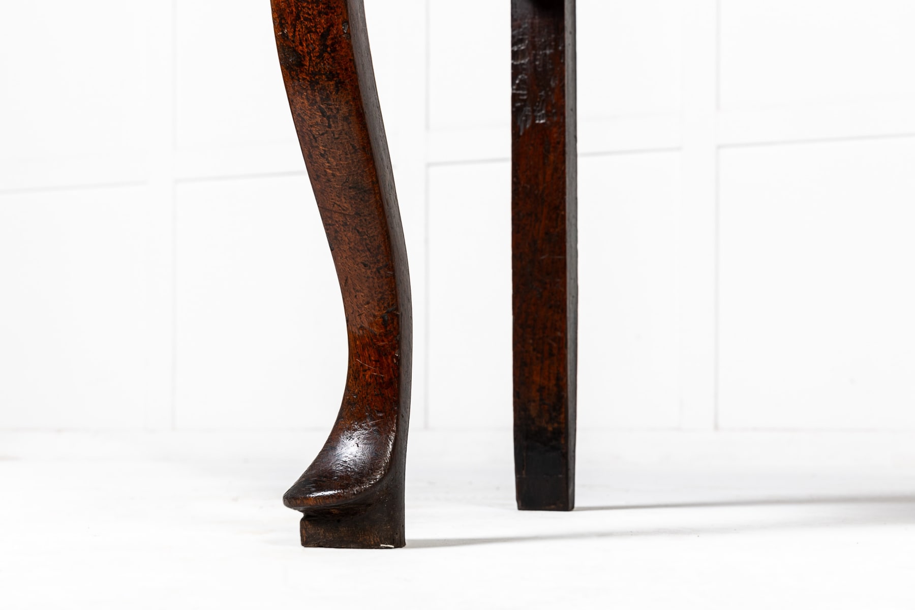 18th Century George III Oak Dresser Base