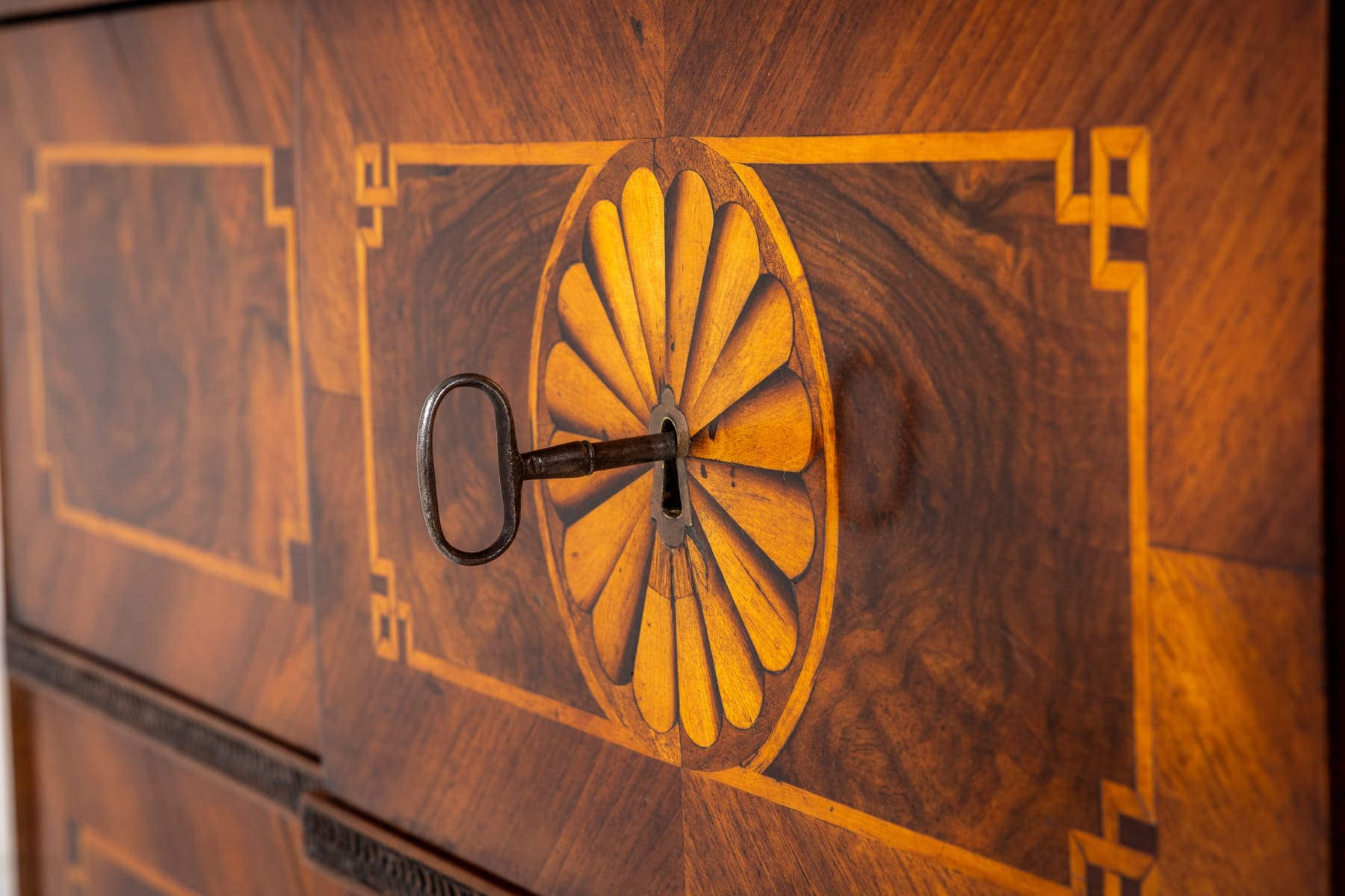 18th Century German Walnut Commode