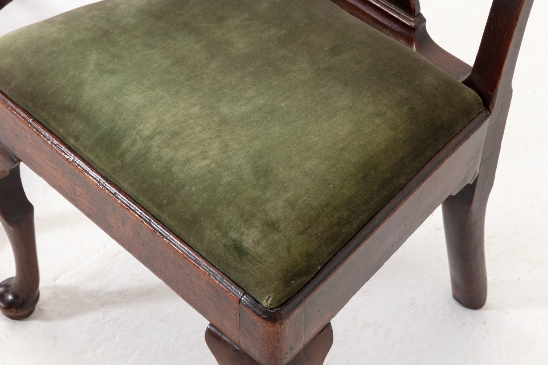 Pair of George II Walnut Side Chairs