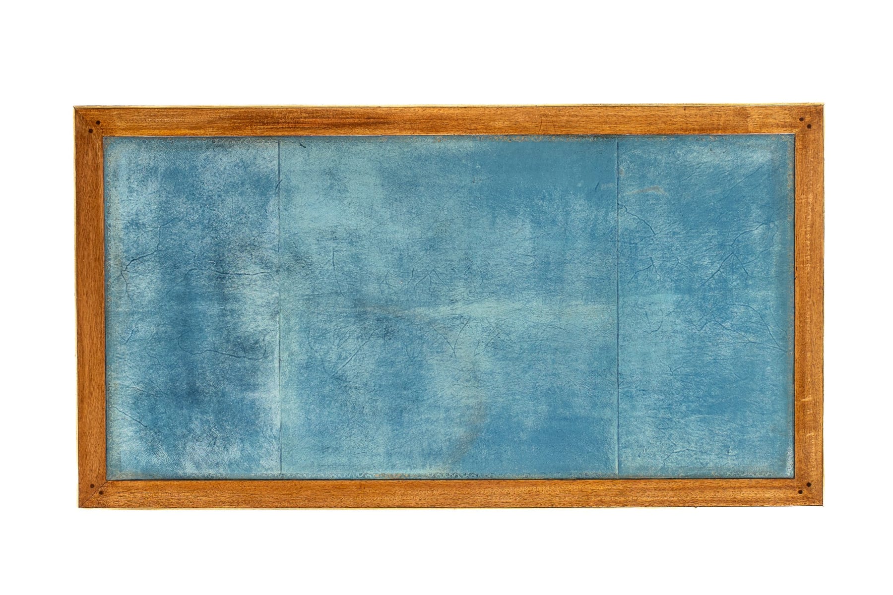 Small Mid Century French Mahogany Bureau Plat