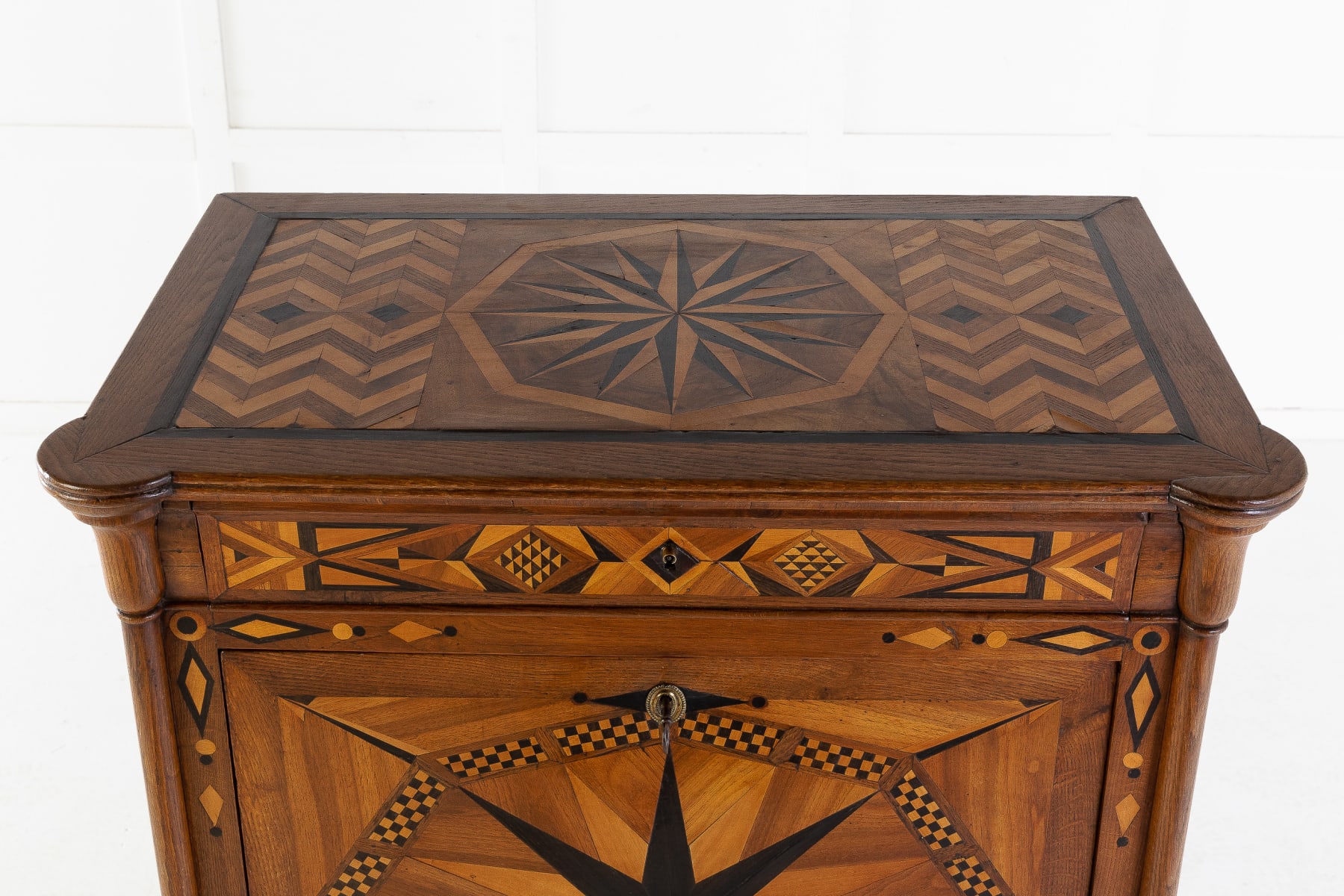 19th Century French Oak Escritoire