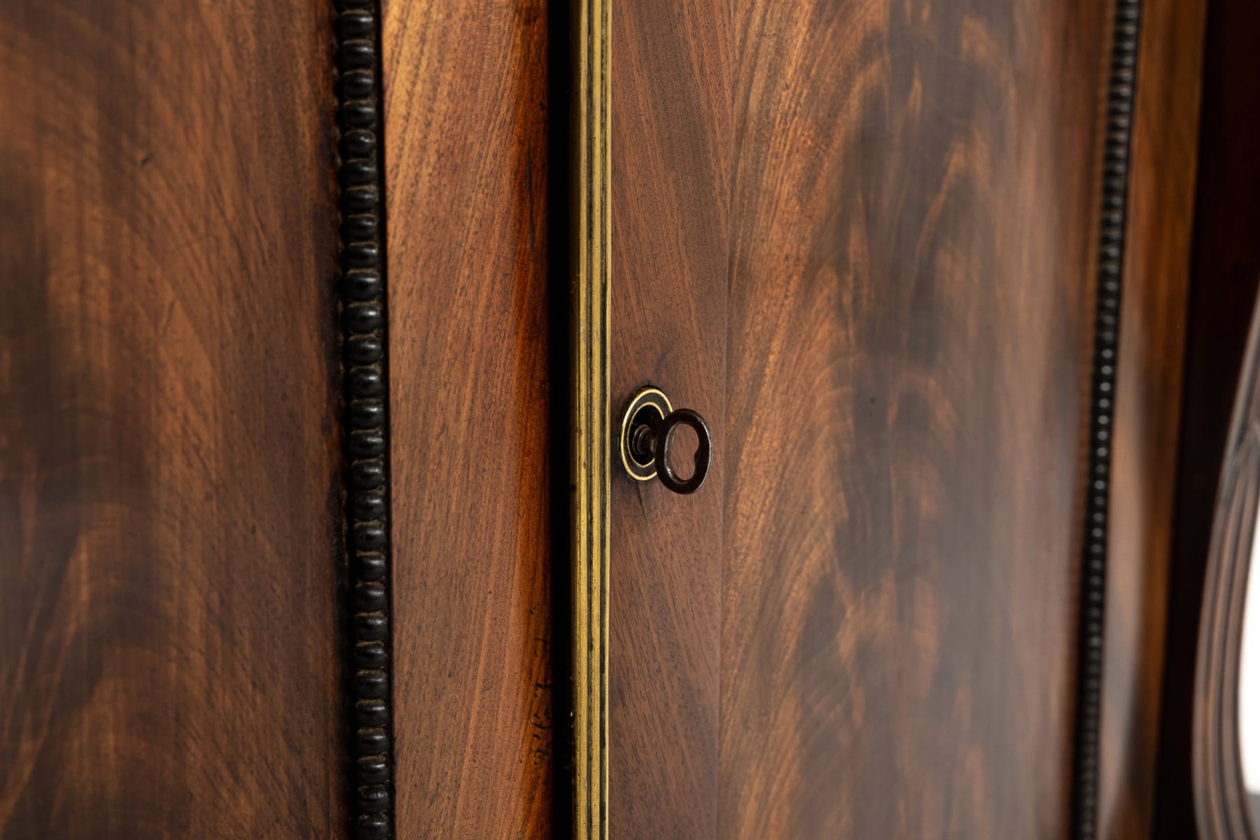 19th Century English Regency Mahogany Side Cabinet