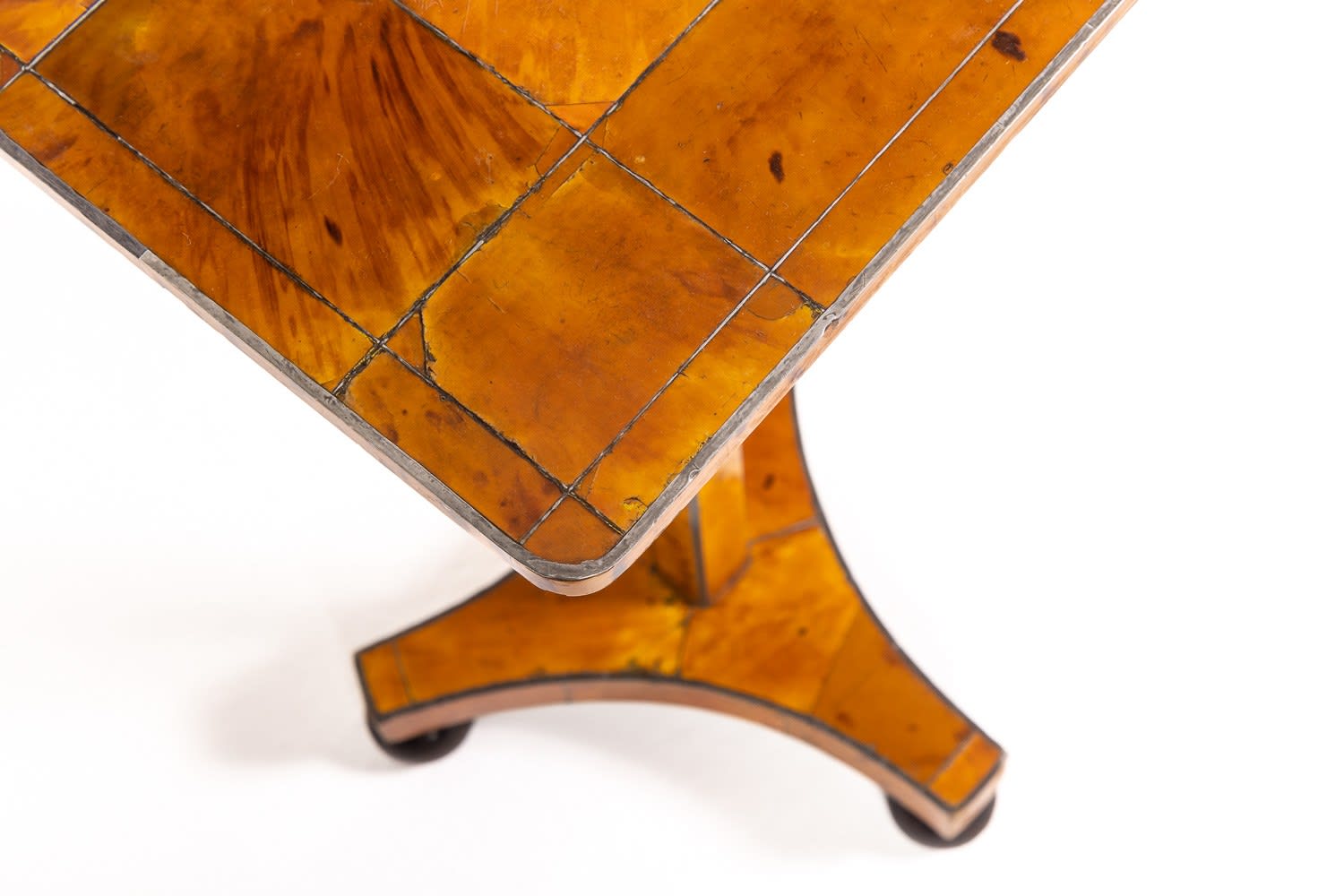19th Century English Regency Tortoiseshell Table
