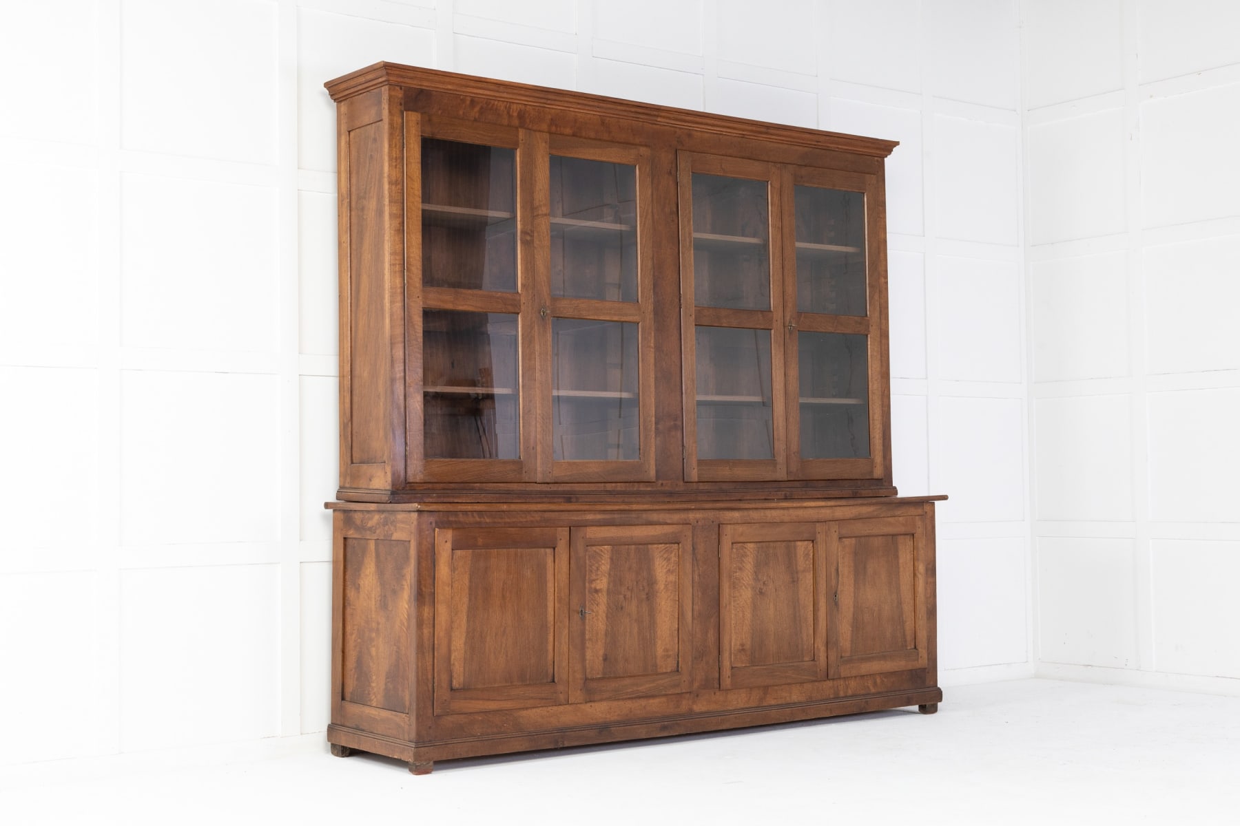 SOLD, 19th Century French Walnut Bookcase