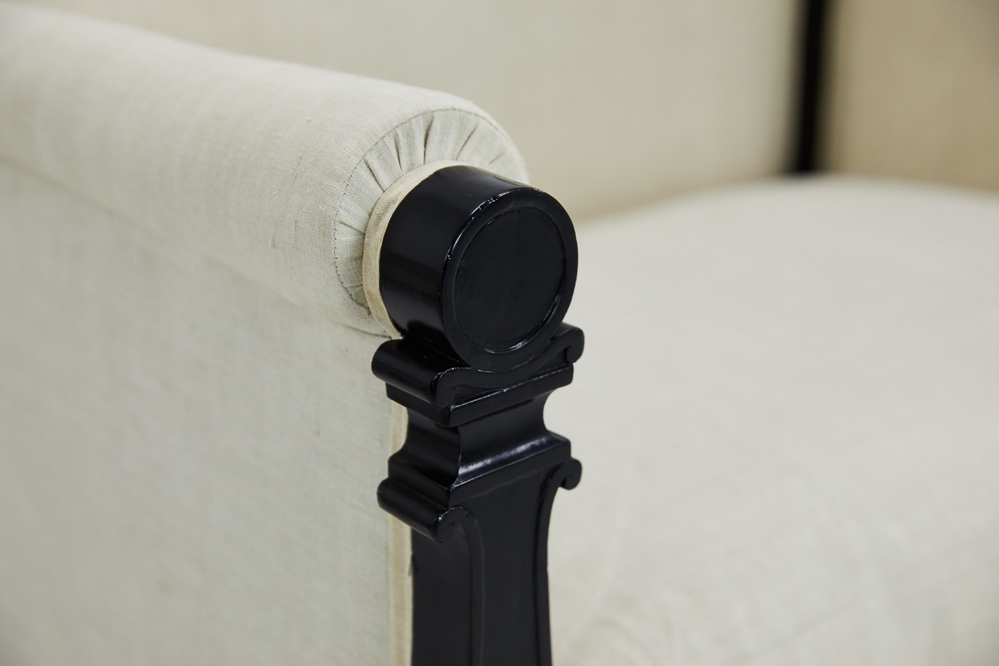 Early 19th Century French Ebonised Sofa