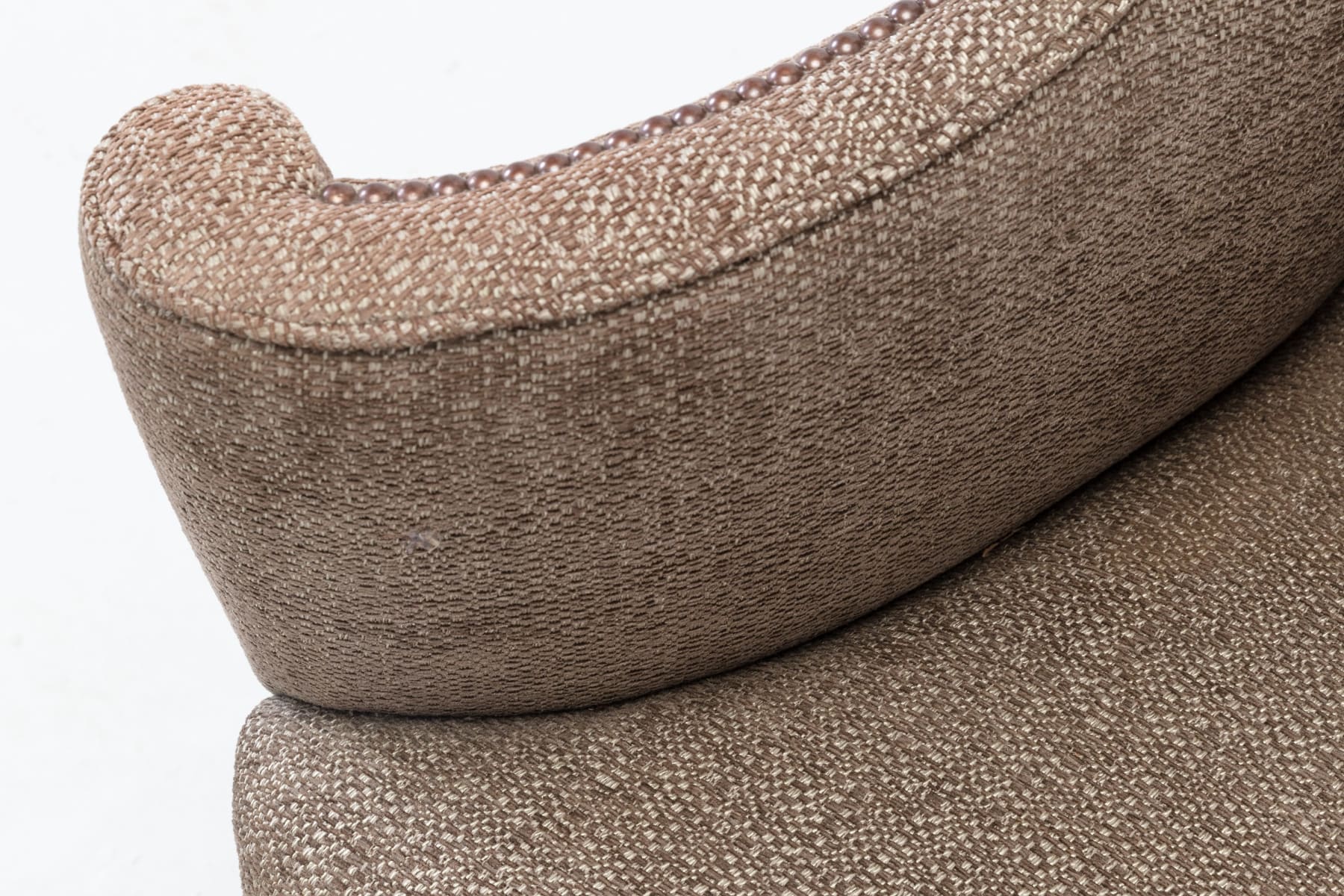 SOLD, 1930s Walnut Wing Chair