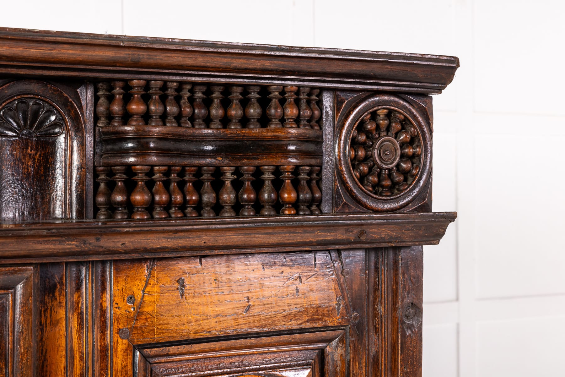 19th Century French Breton Oak Cabinet