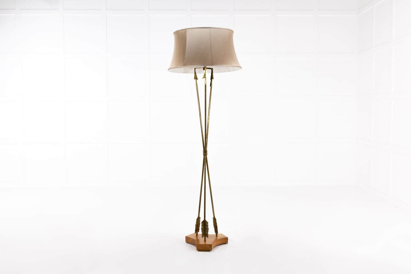 1960s French Brass Floor Lamp