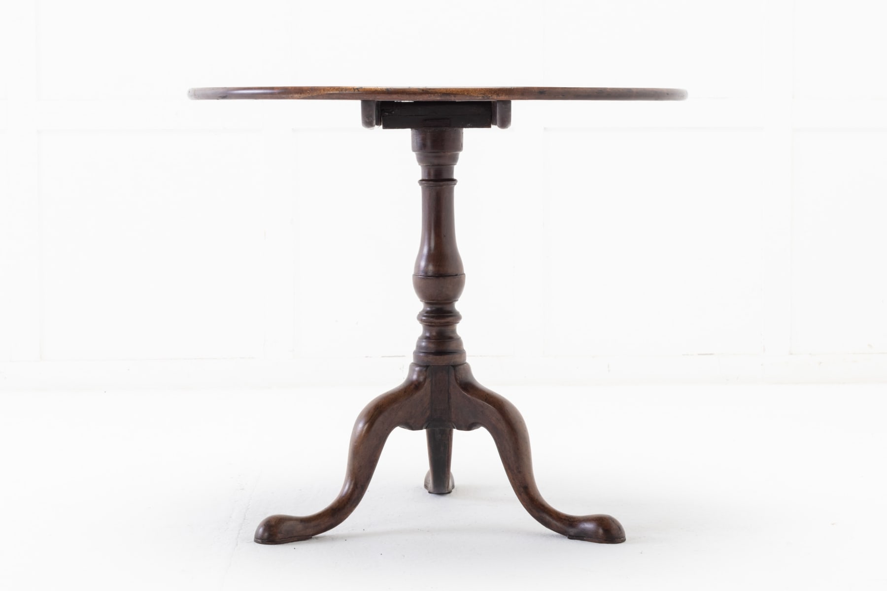 SOLD, 18th Century English Mahogany Tilt Top Tri-pod Table