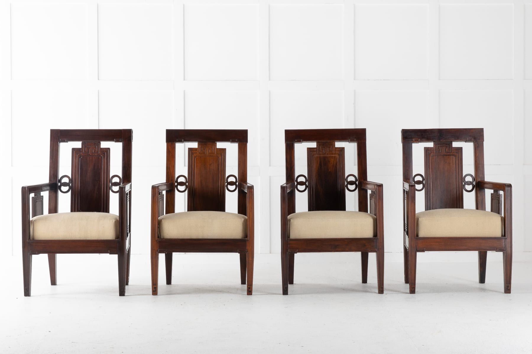 SOLD, Pair of 1940s Chinese Rosewood Chairs