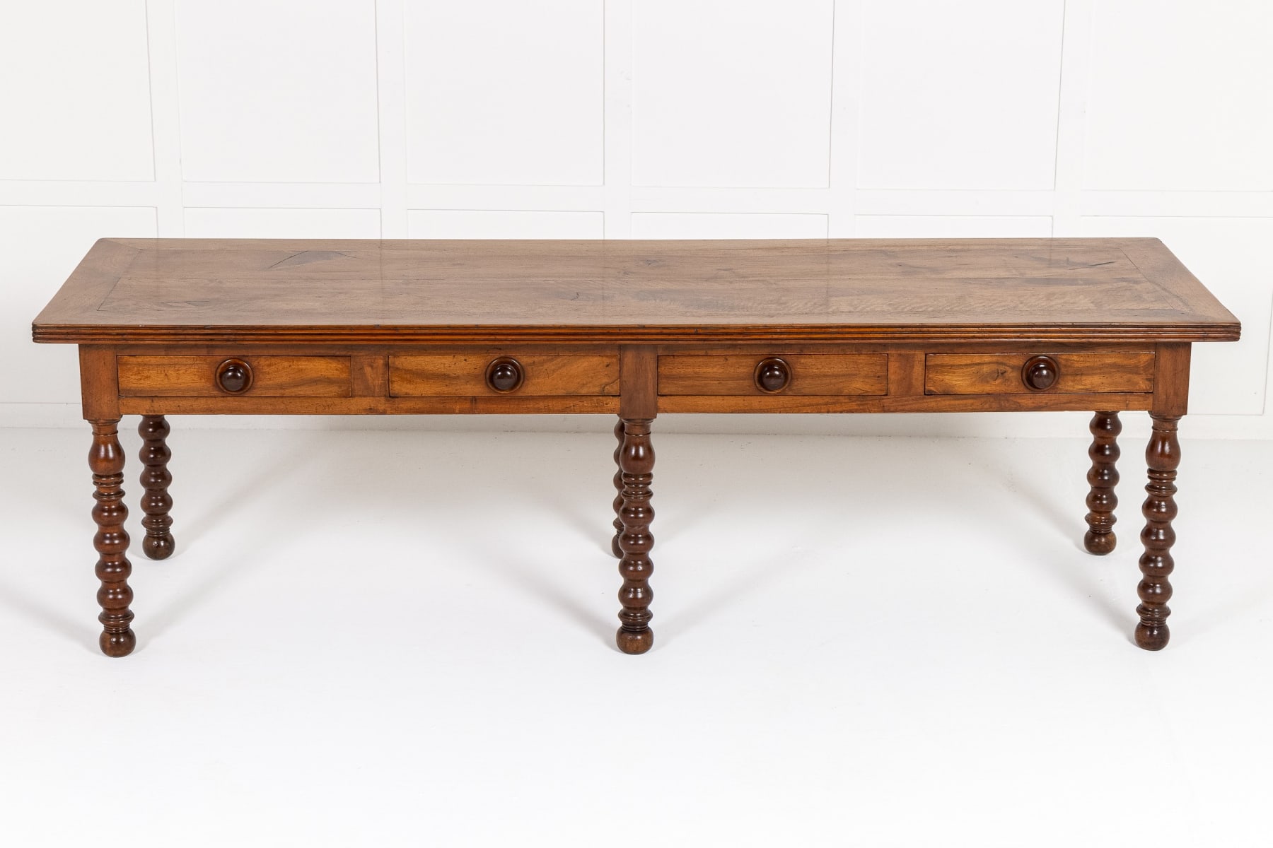 19th Century French Walnut Serving Table