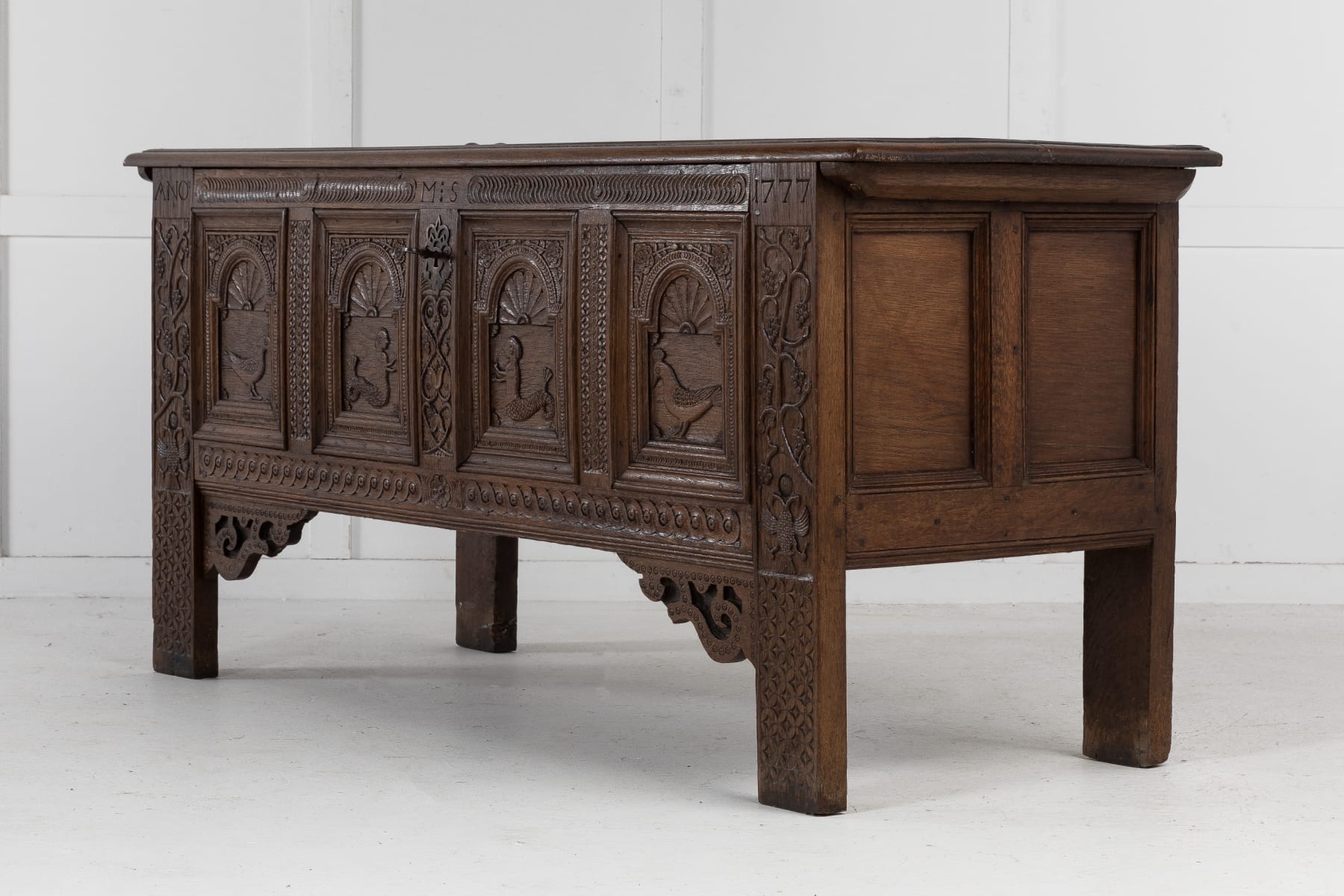 SOLD, Large 18th Century Dutch Oak Coffer