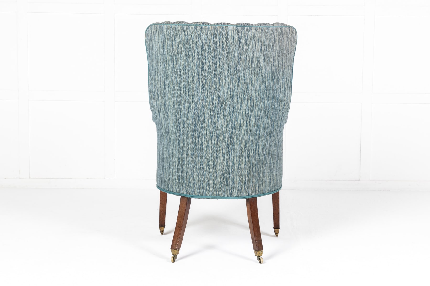 18th Century English Mahogany Barrel Back Armchair