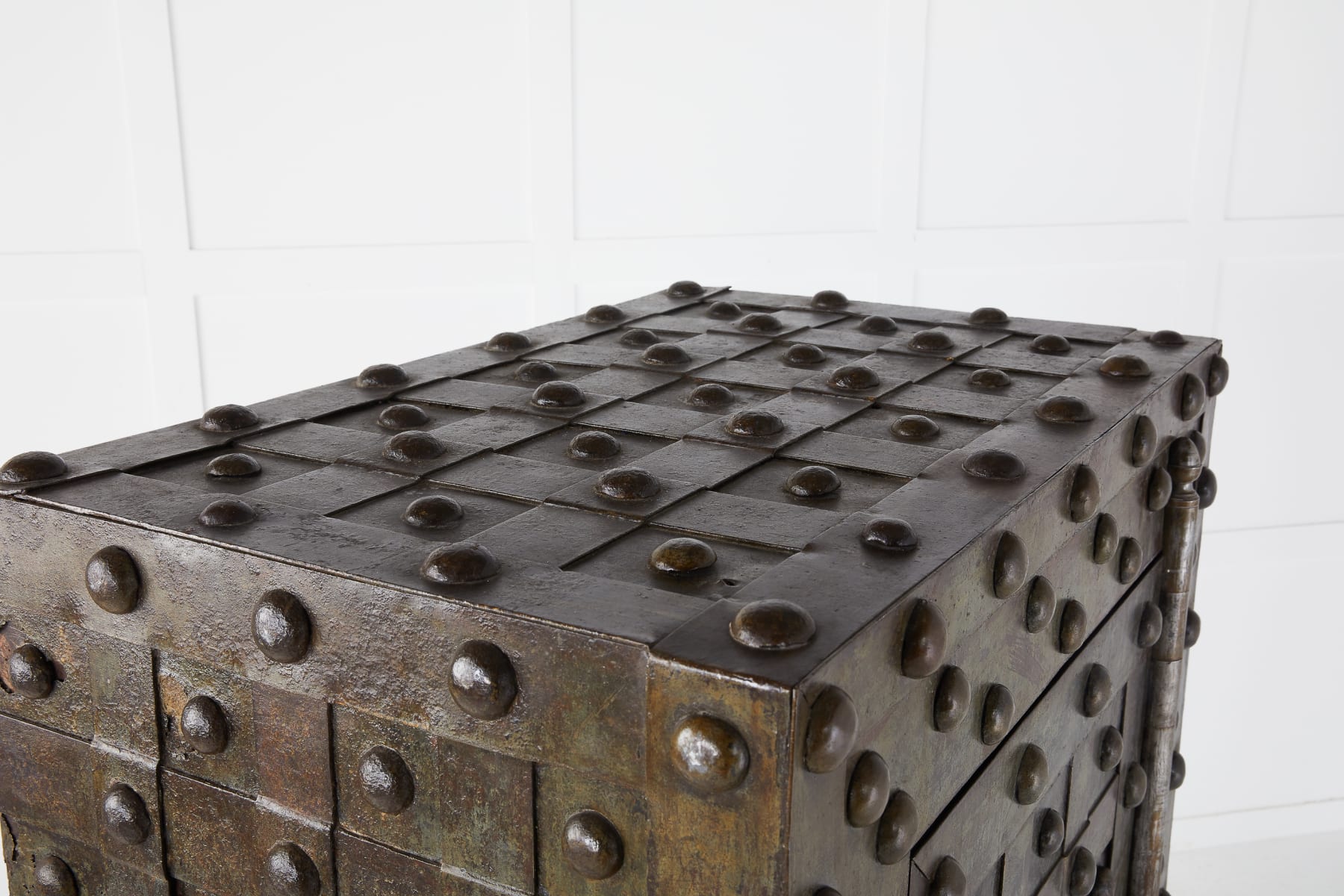 SOLD, Mid 19th Century Large French Wrought Iron Safe by Magaud De Charf