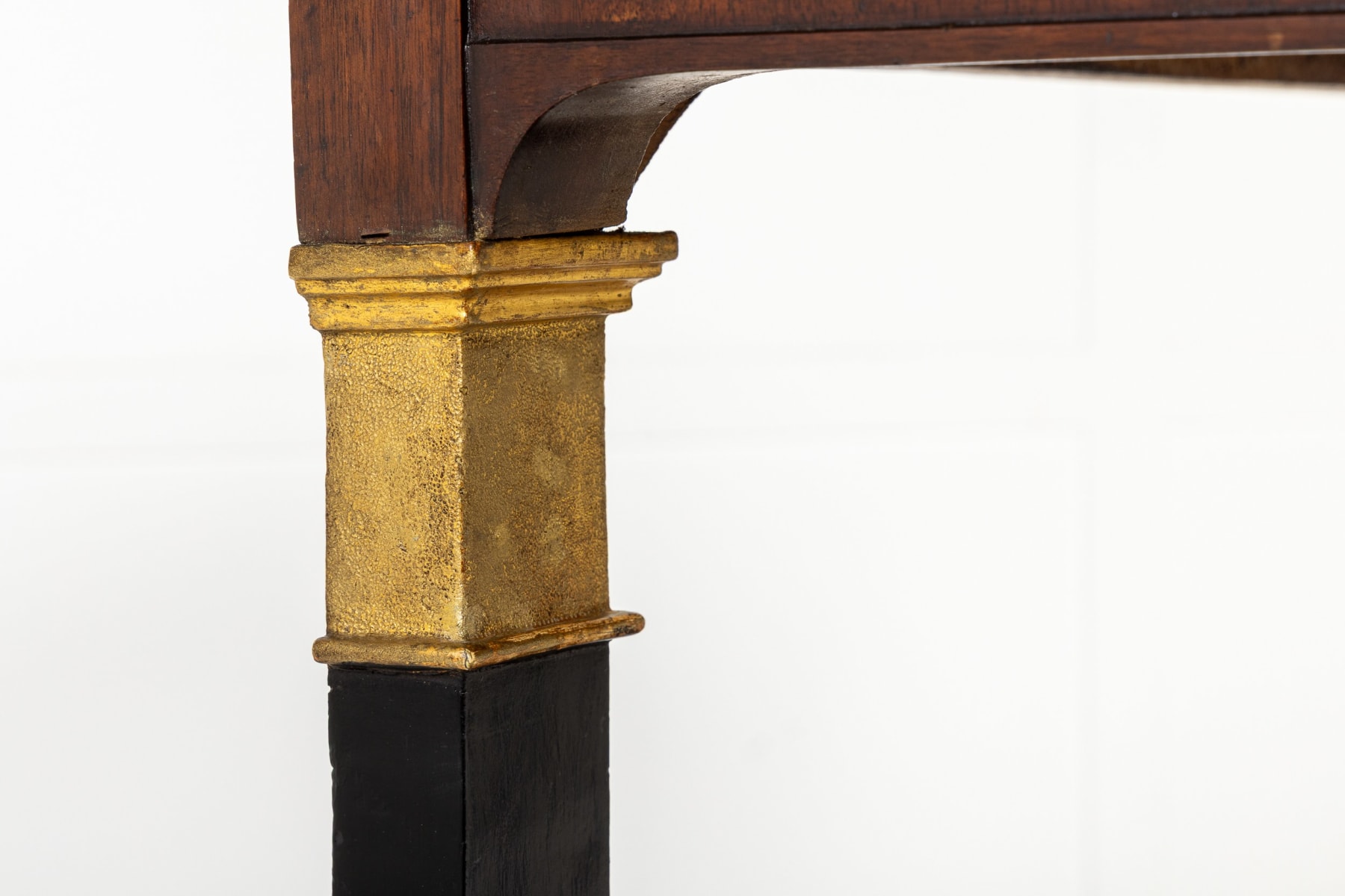 Large Early 19th Century Italian Walnut Console Table