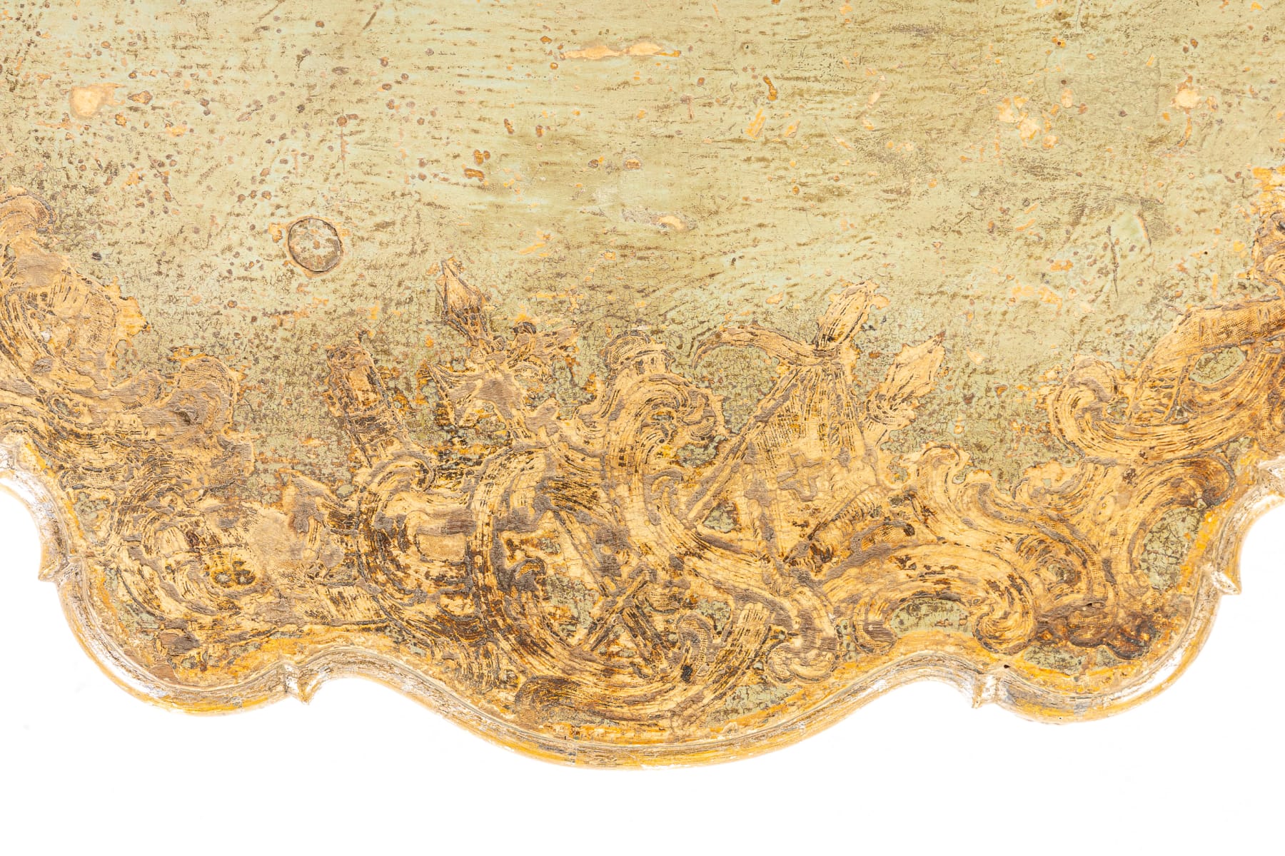 18th Century Italian Silver Gilt Console Table