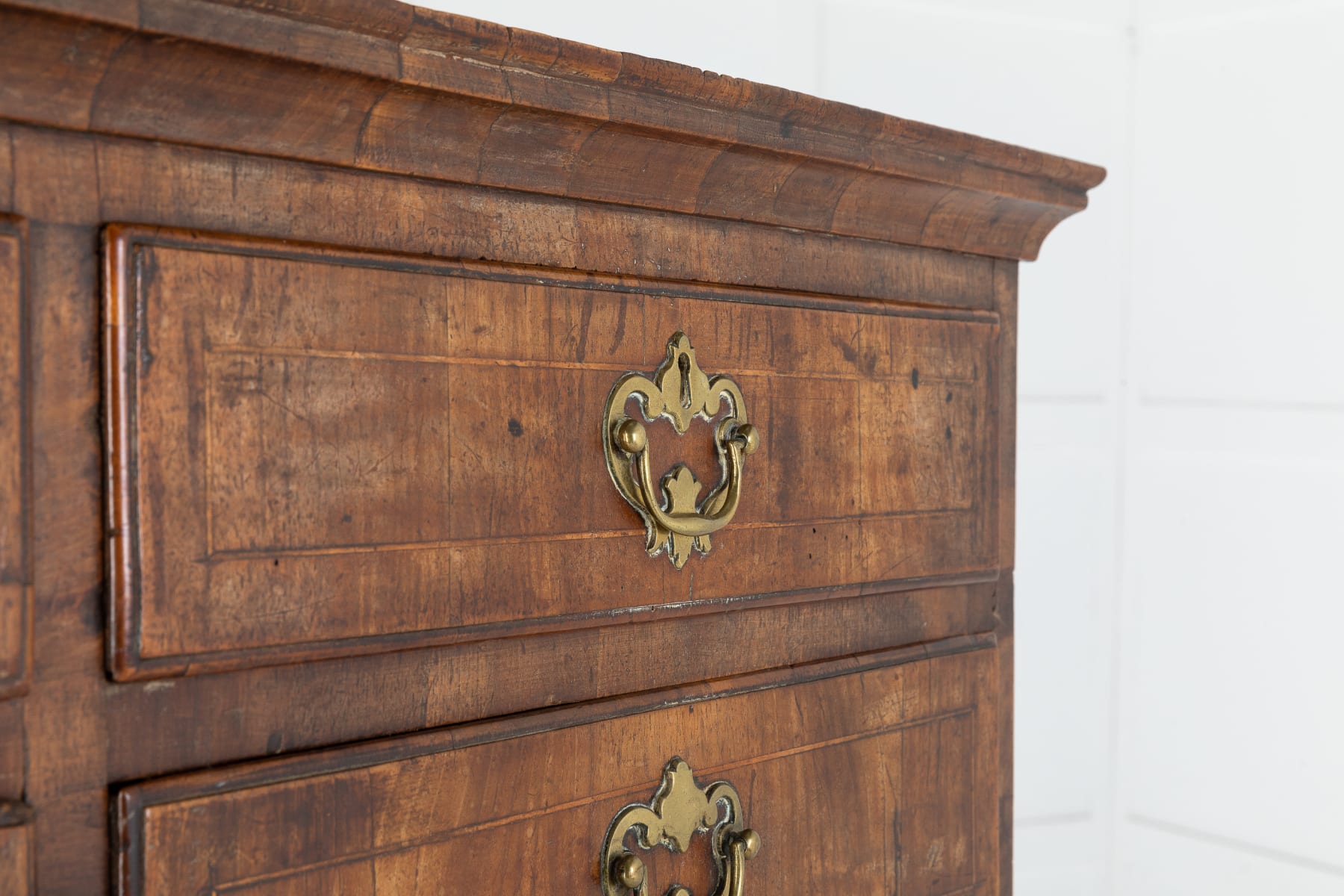 SOLD, George II Walnut Tall Chest