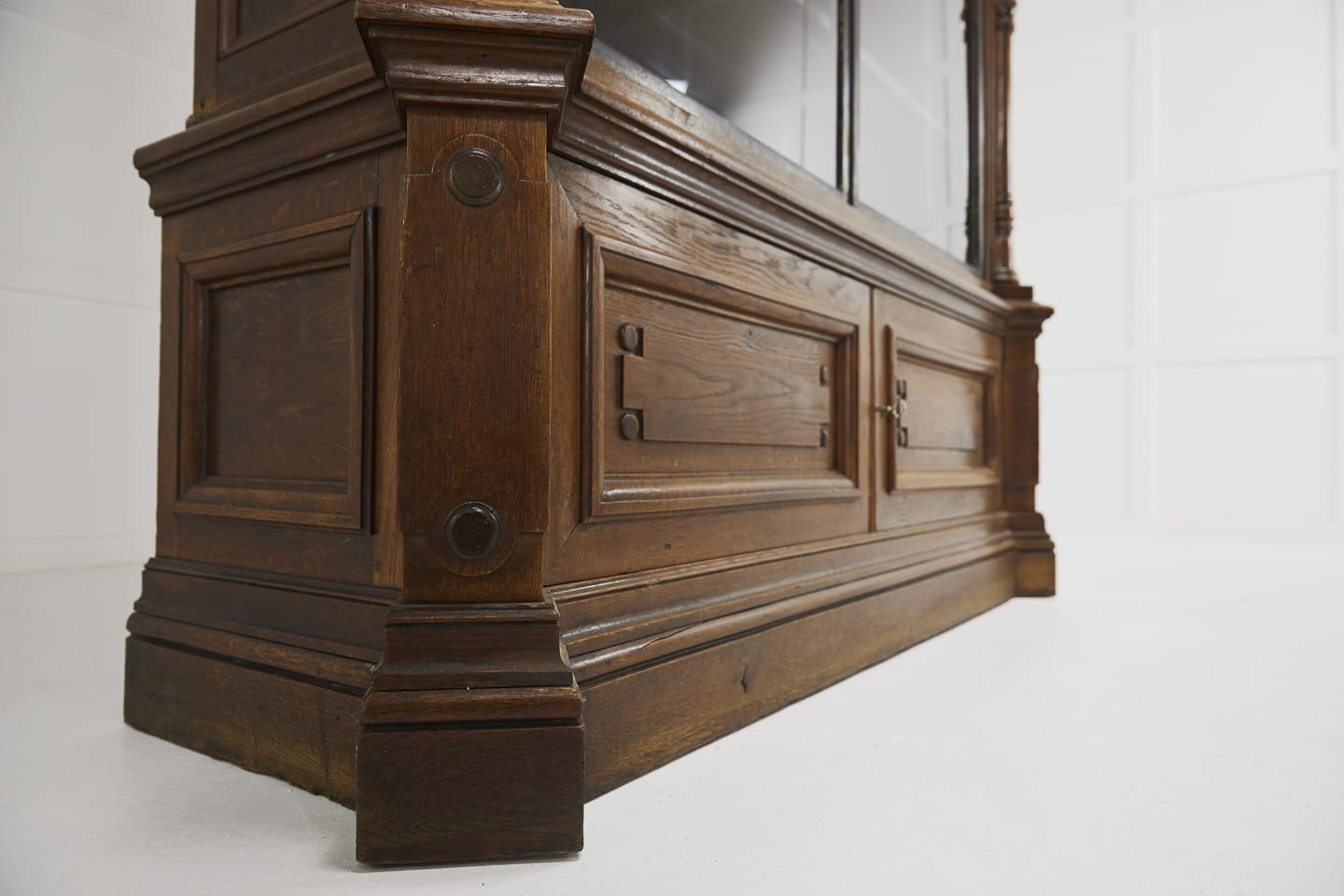 Large 19th Century French Oak Library Bookcase