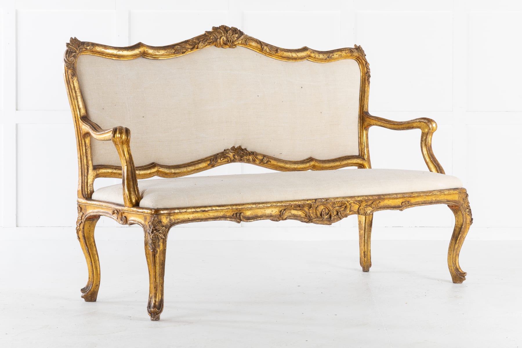 18th Century Italian Gilt Sofa