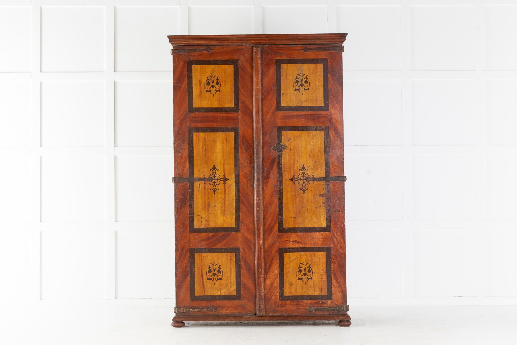 SOLD, 18th Century Spanish Painted Cabinet