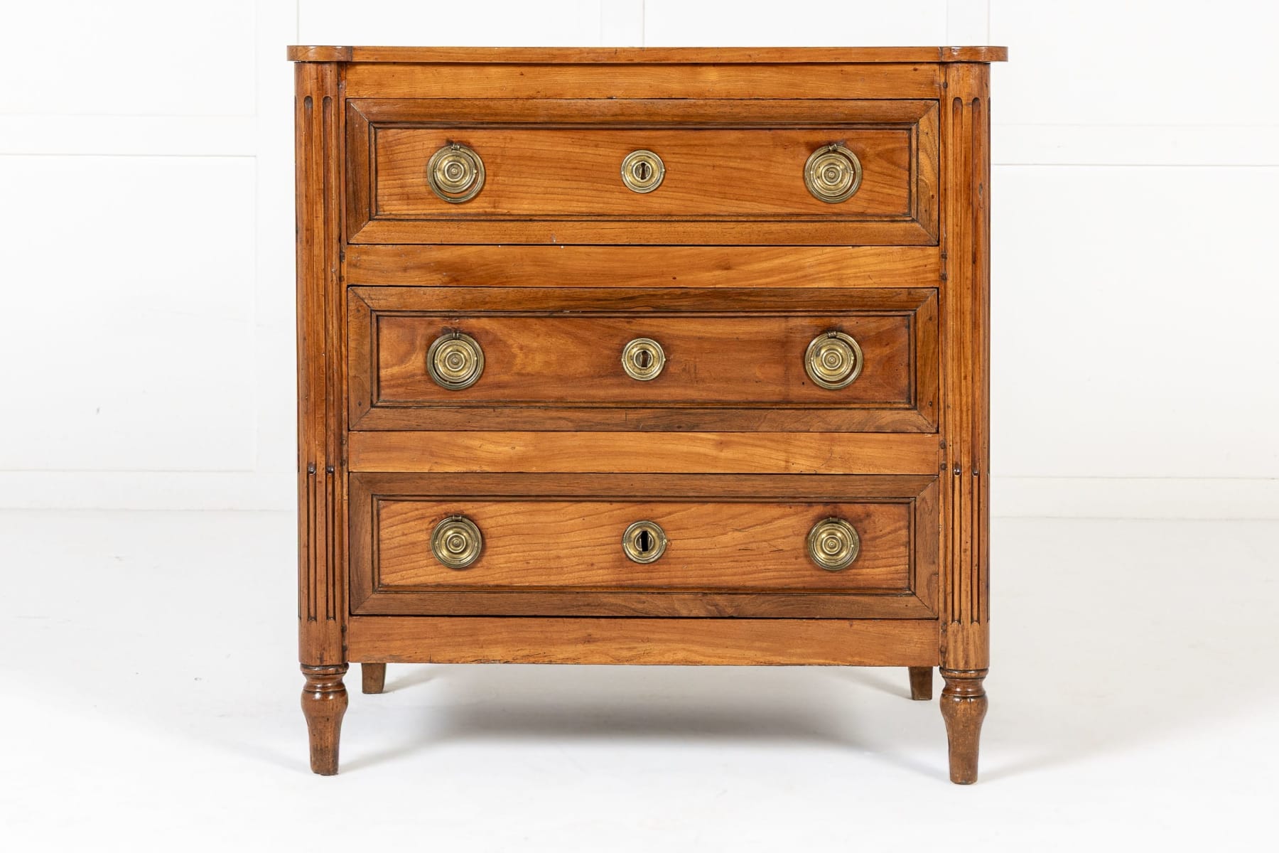 Small 18th Century French Cherry Wood Commode