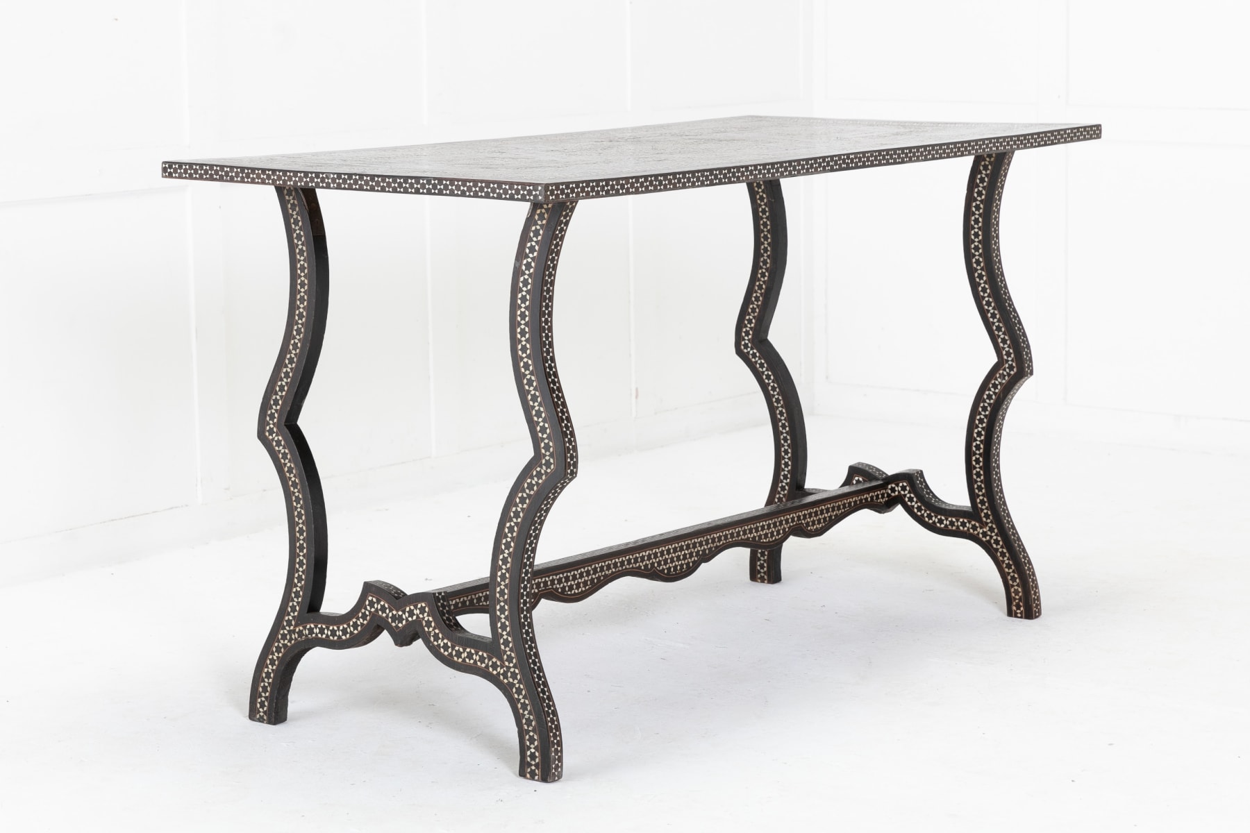 19th Century Italian Walnut and Ivory Table (with APHA Certificate)