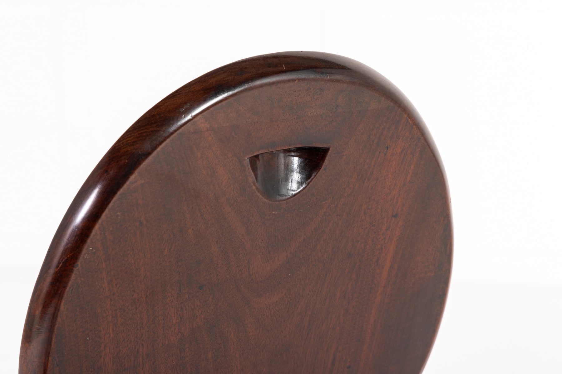 Pair of George III Mahogany Hall Chairs