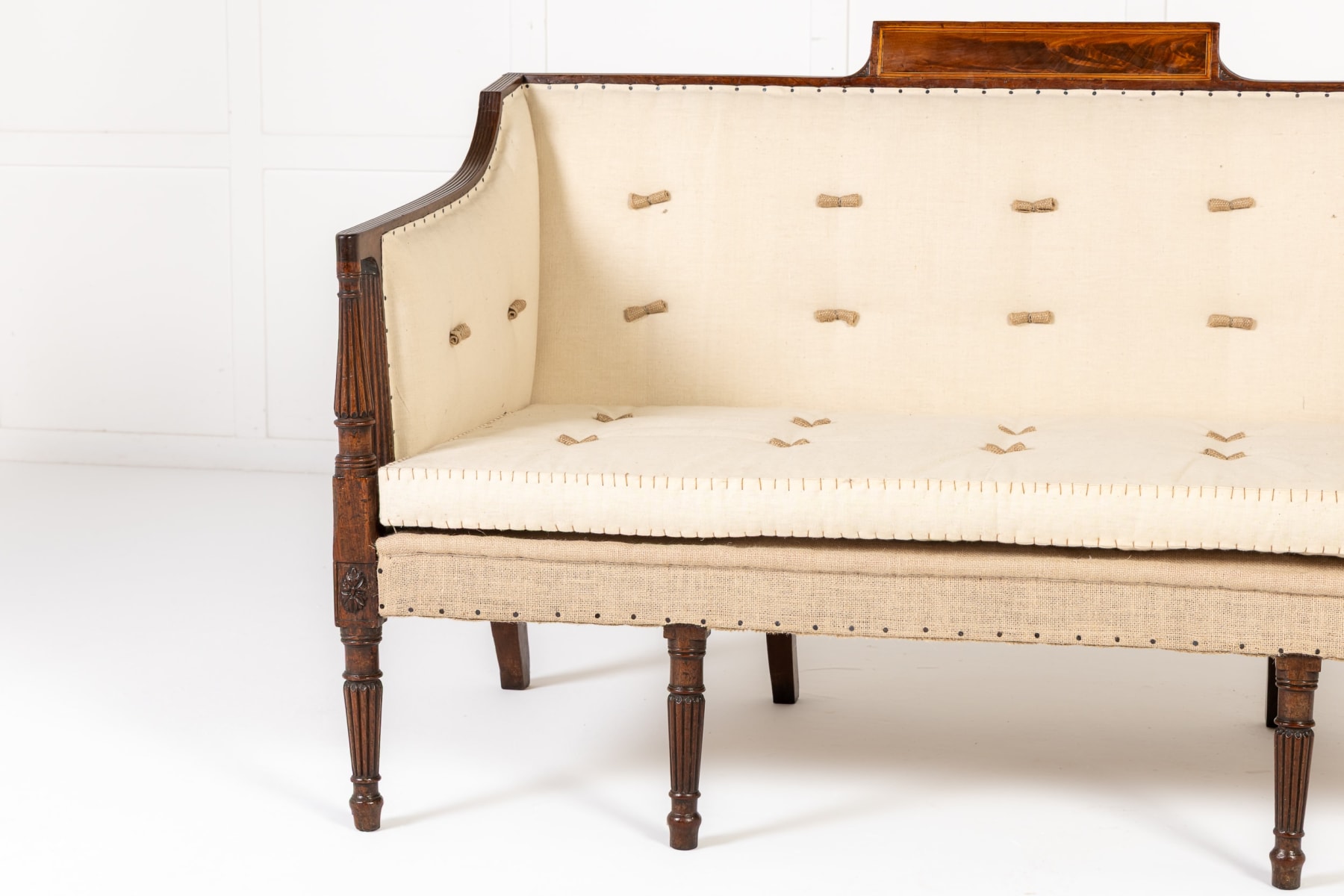 19th Century English Regency Mahogany Sofa