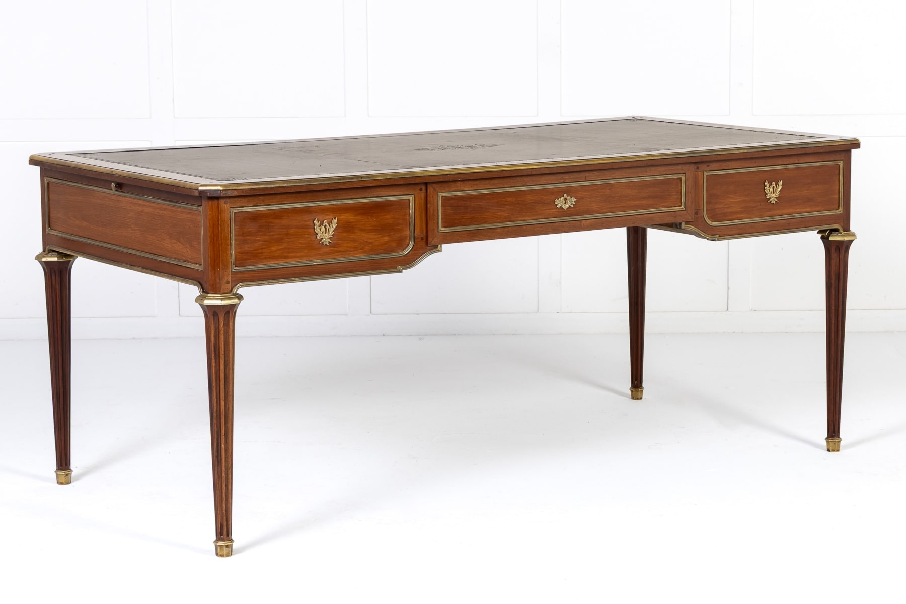 Large Mid Century French Bureau Plat