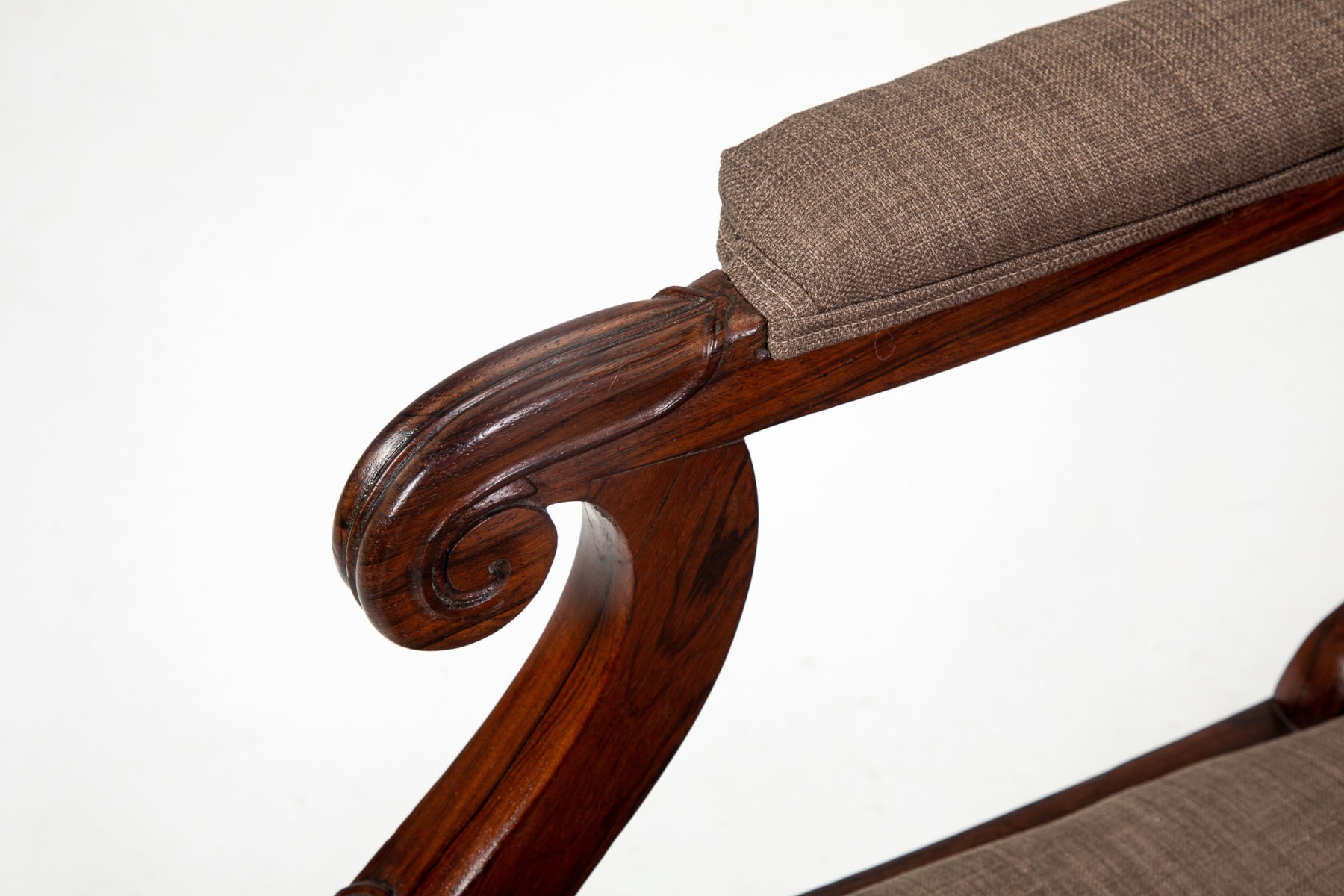 19th Century English Regency Rosewood Armchair