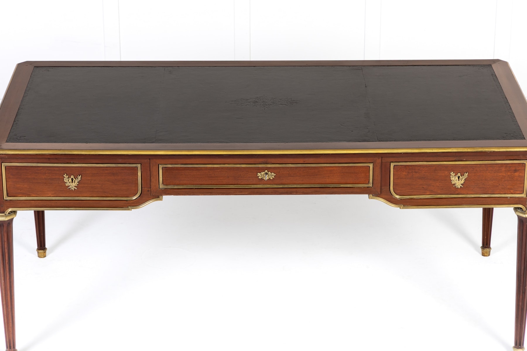 Large Mid Century French Bureau Plat