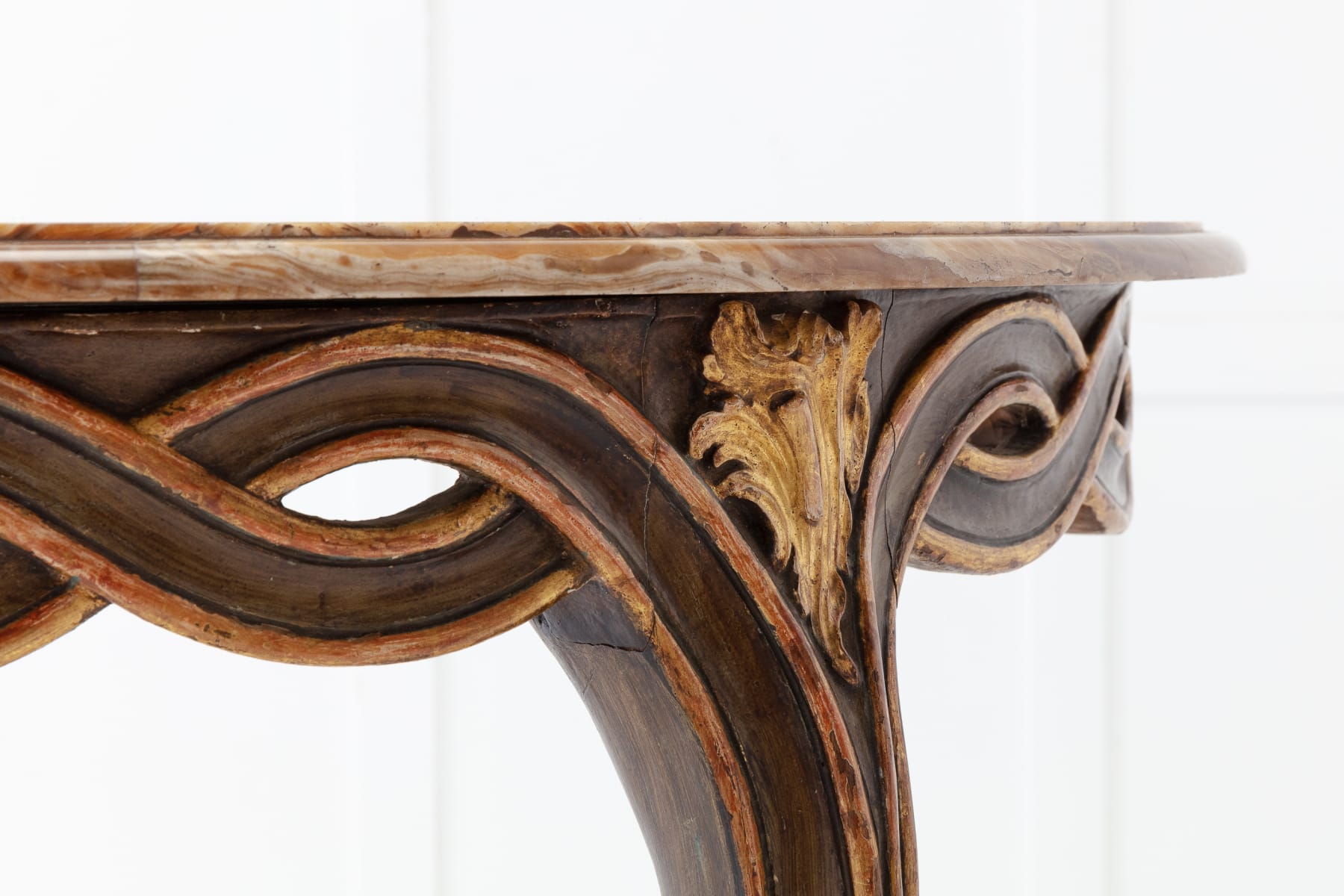 SOLD, 1940s Italian Table with Onyx Top