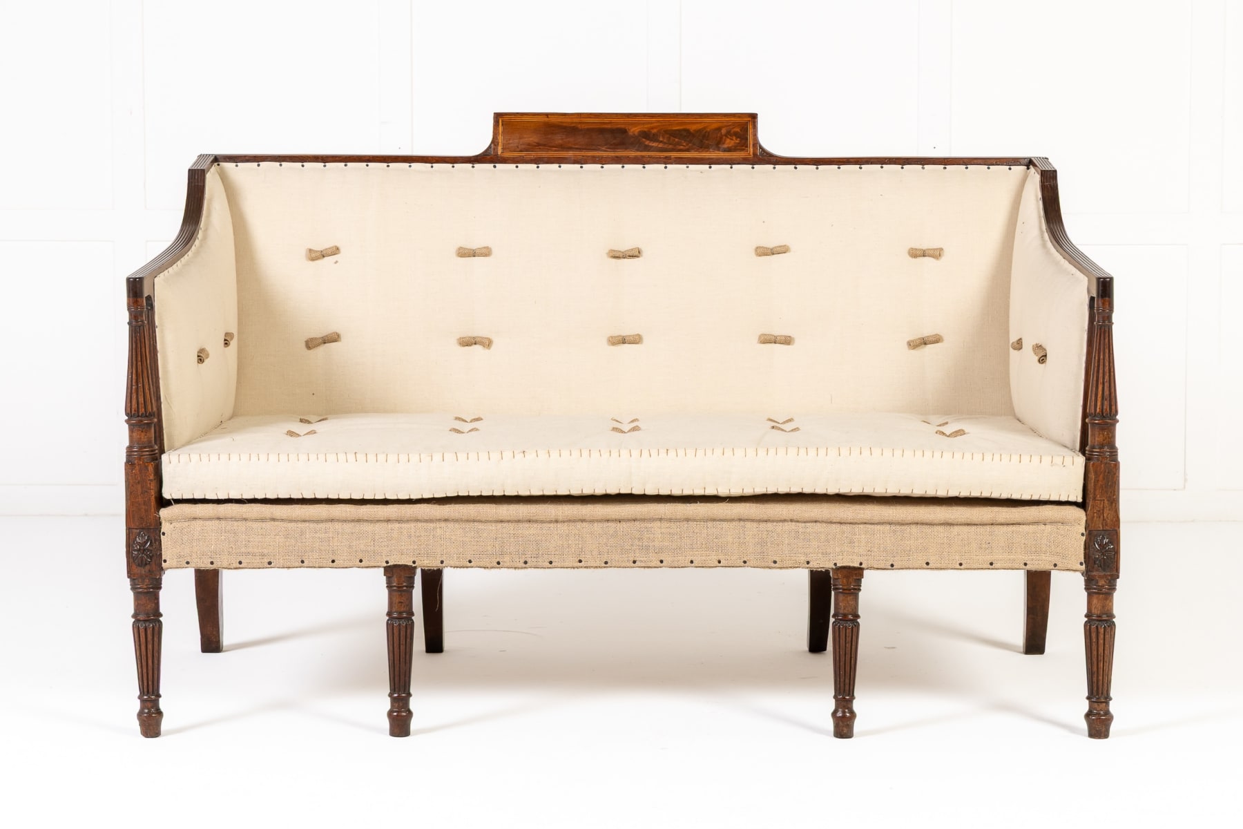 19th Century English Regency Mahogany Sofa