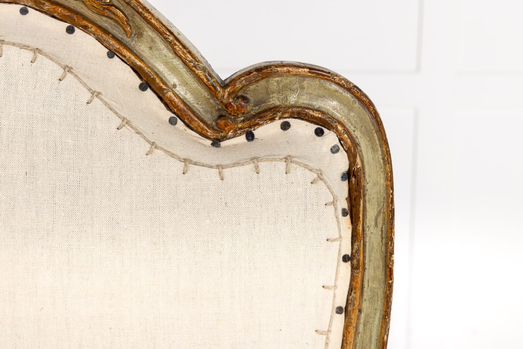 Large Pair of 18th Century Italian Painted Armchairs