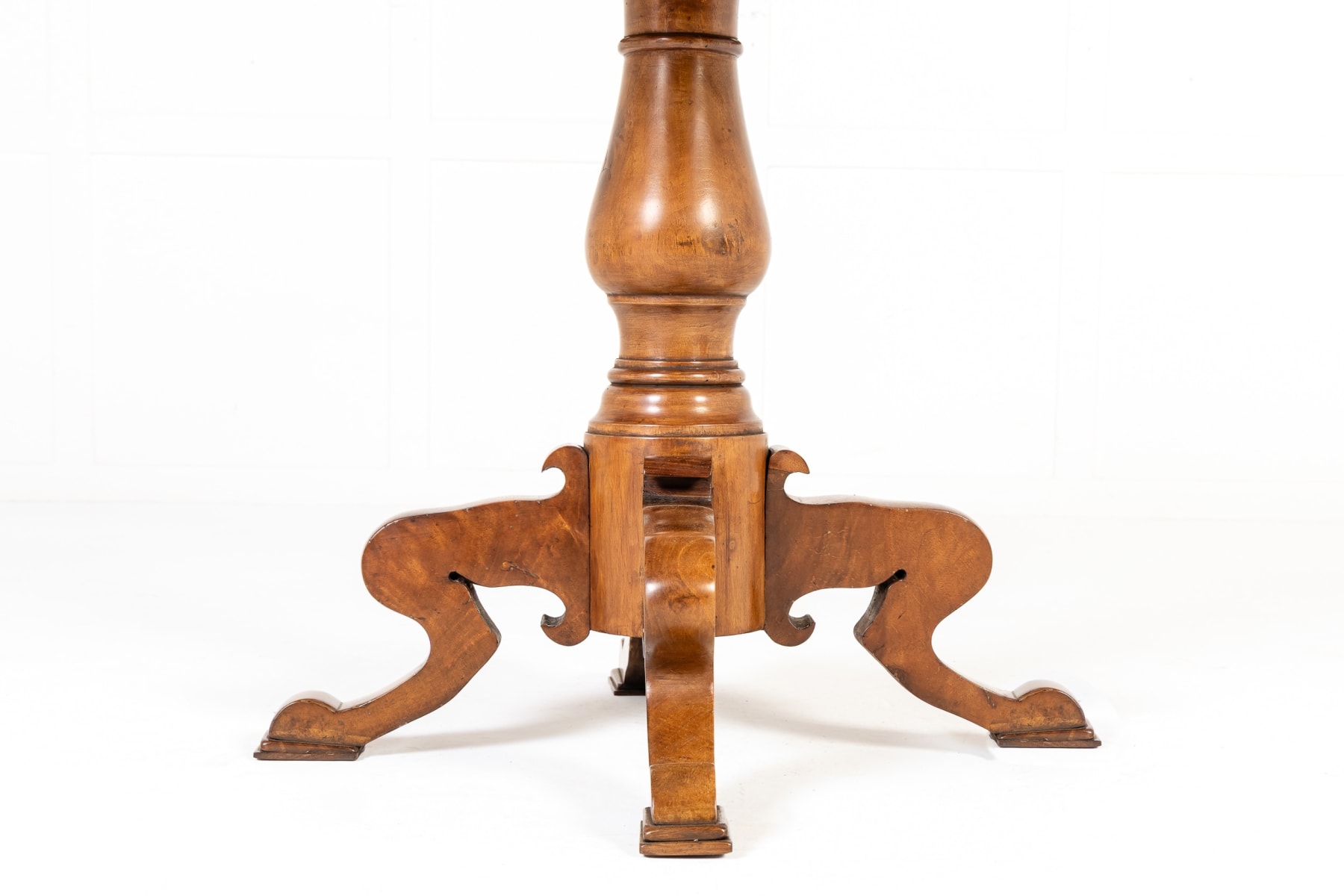 19th Century Italian Walnut Specimen Marble Top Centre Table