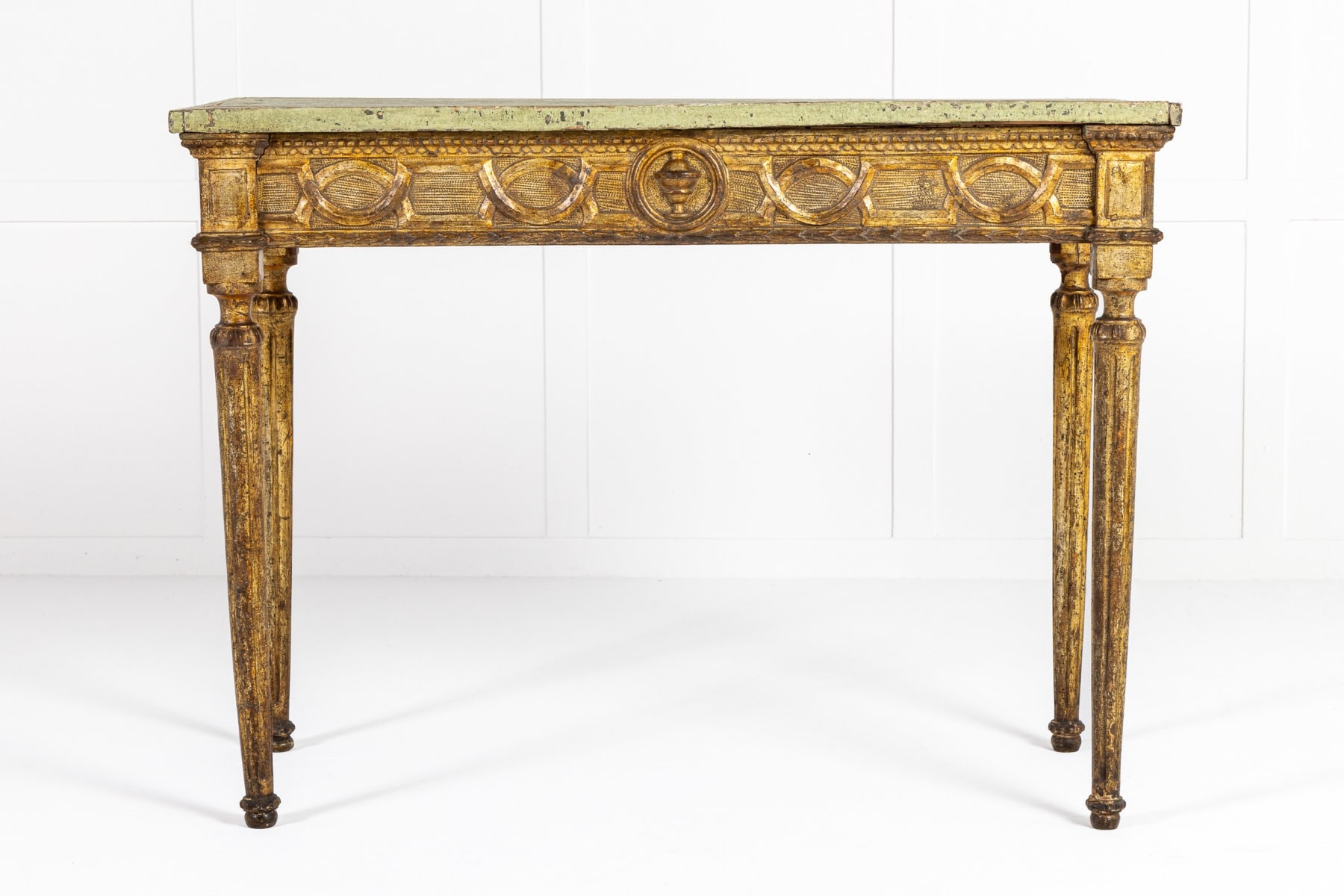18th Century Italian Giltwood Console Table