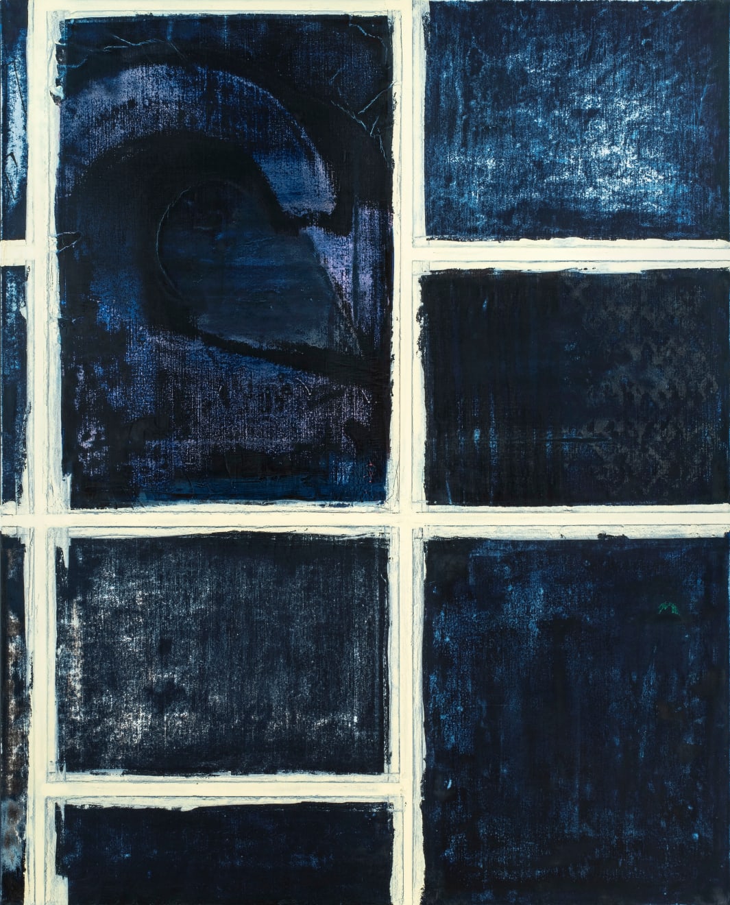 Adrian Falkner, Untitled (Indigo), 2020