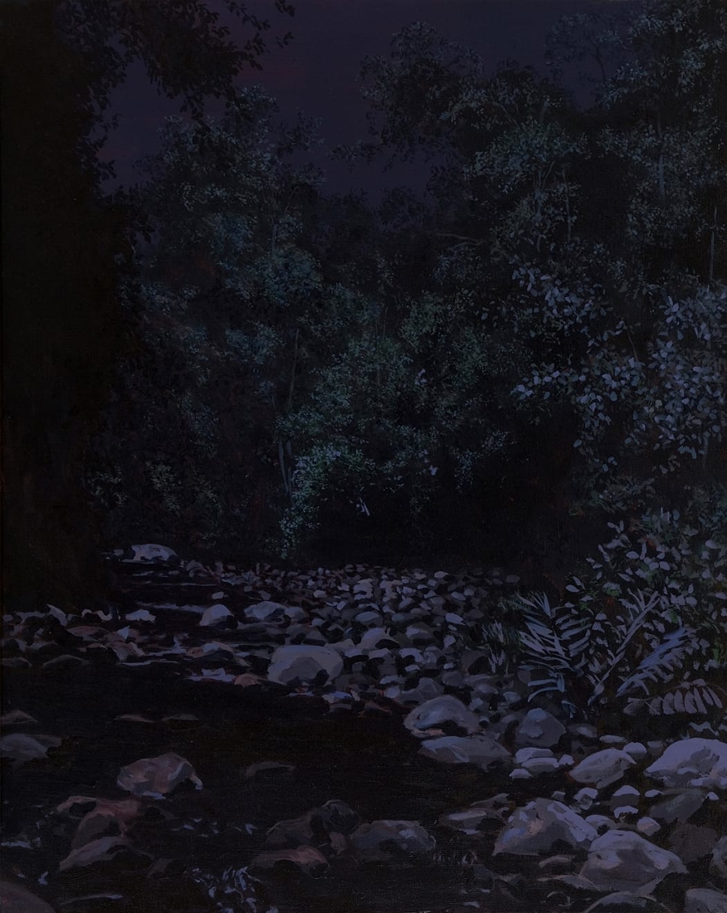 Bruno Gadenne, La rivière nocturne, 2022
