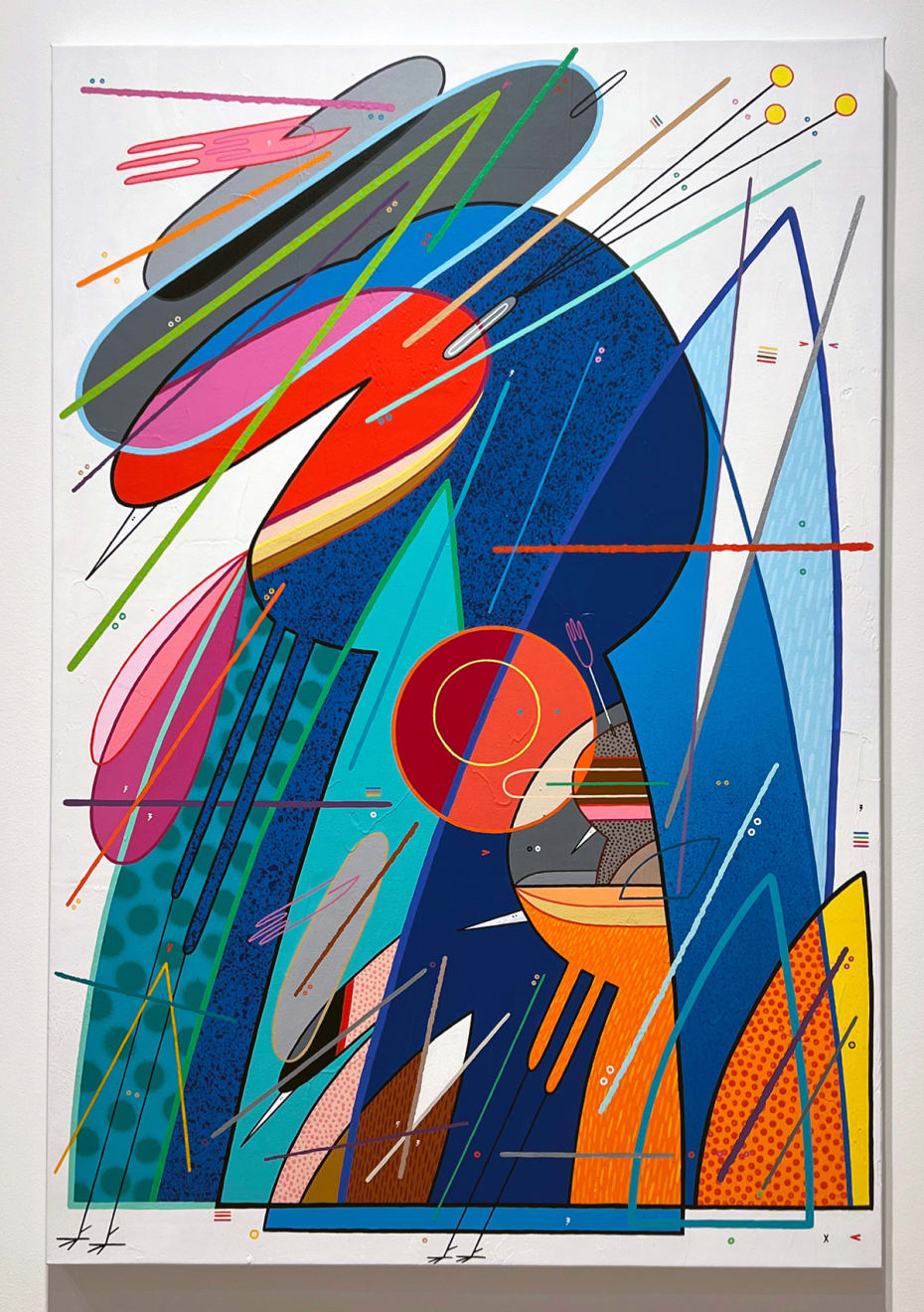 Sixe Paredes, Imaginando Pajaros – azul, 2023