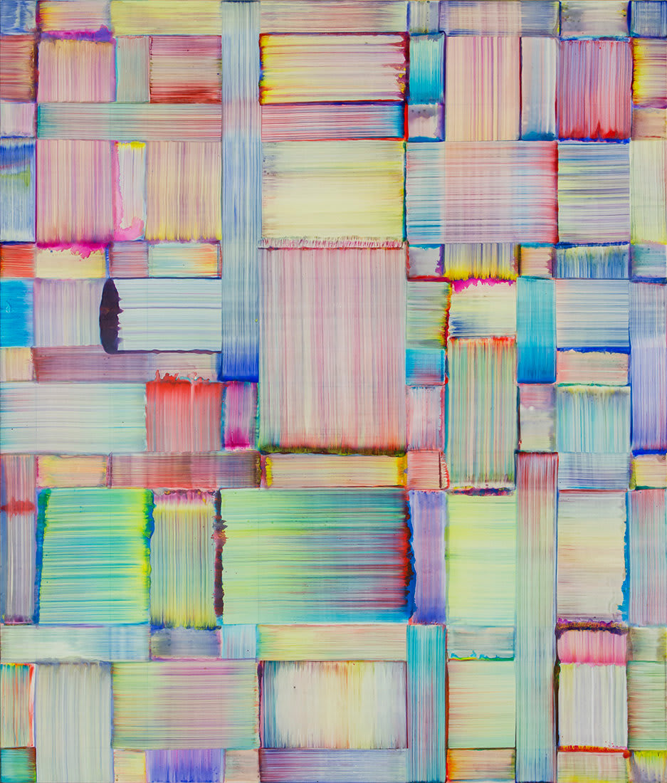 Bernard Frize, WOOGI, 2018